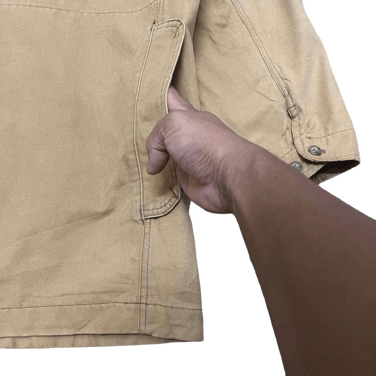 Japanese Brand Vintage Heavy Duty Garment Hunting Duck Canvas Jacket Size US L / EU 52-54 / 3 - 12 Thumbnail