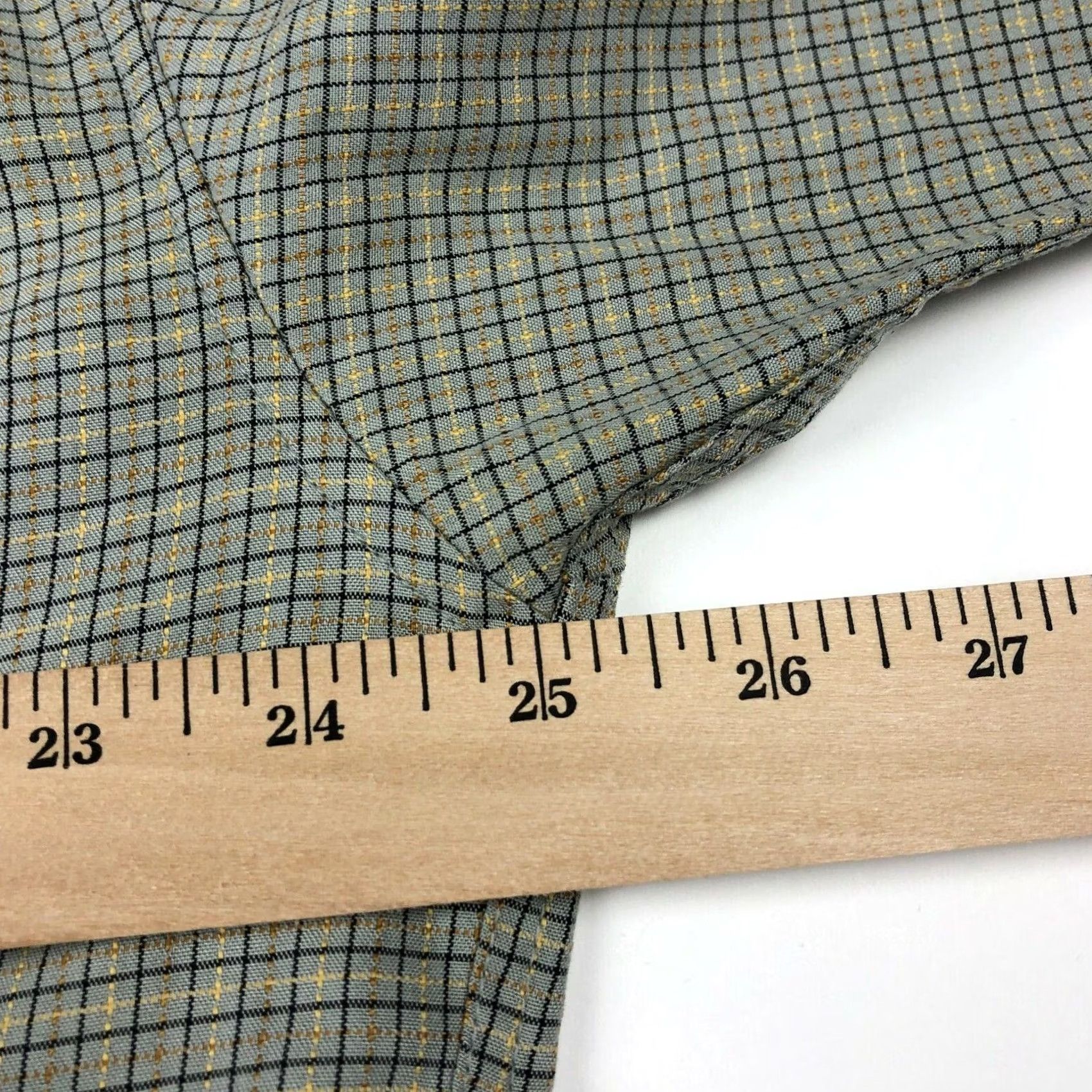 BUGATCHI Bugatchi Uomo Dress Shirt Large Gray Modal Rayon Mens Button Front Long Sleeve Shirt Size 42R - 4 Thumbnail