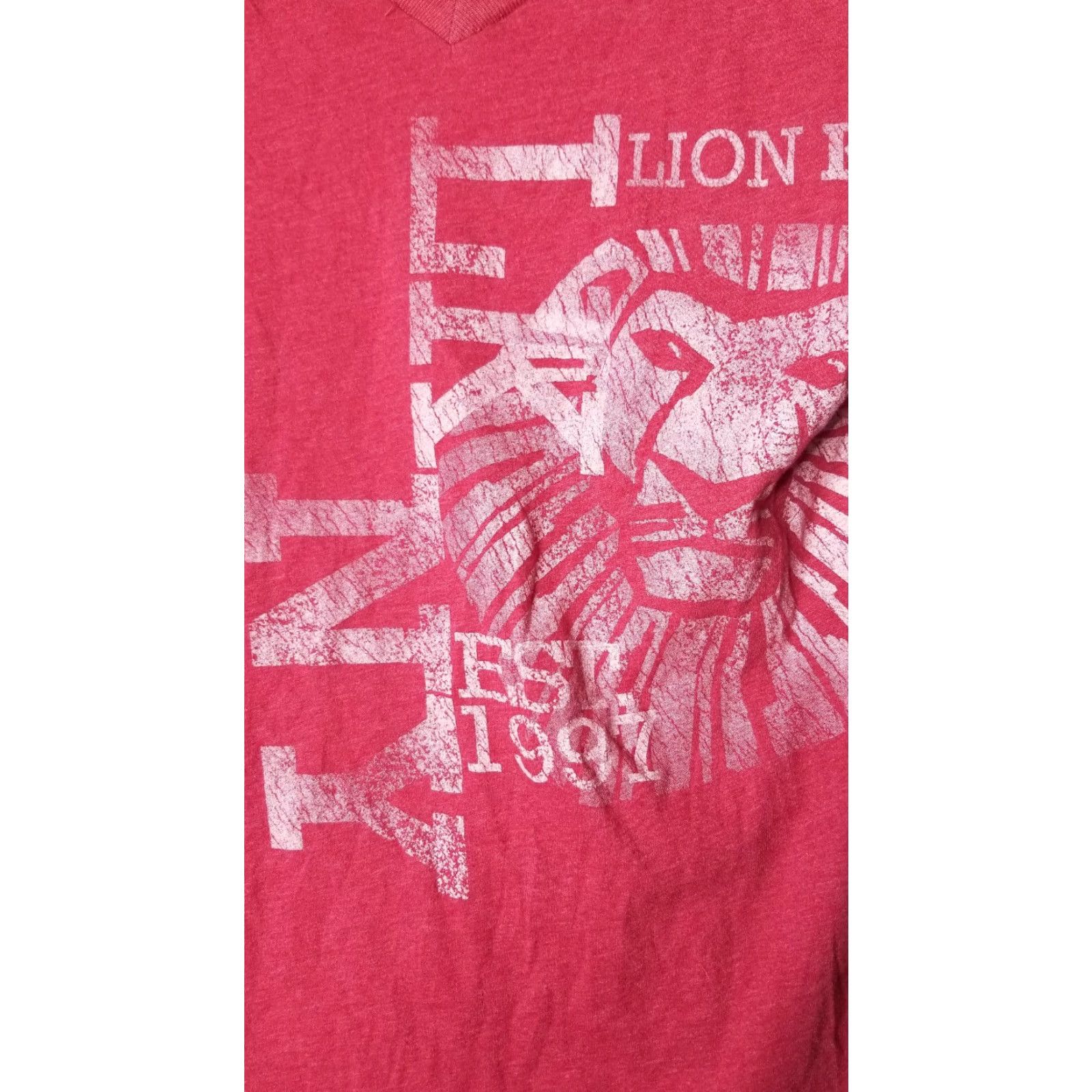 Disney Womens M Disney The Lion King Musical Graphic T Shirt Red Size M / US 6-8 / IT 42-44 - 2 Thumbnail