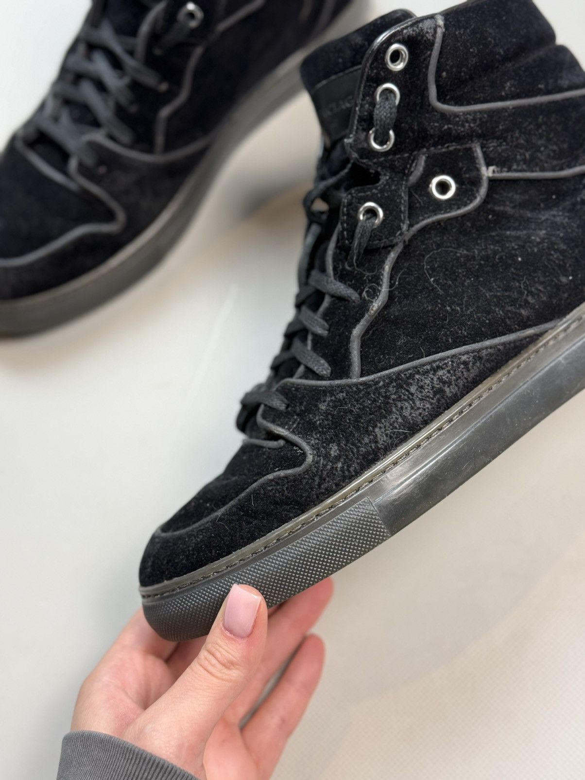 Balenciaga Balenciaga City Suede High Top Lace Up Basket Sneakers Shoes Size US 8 / IT 38 - 11 Thumbnail