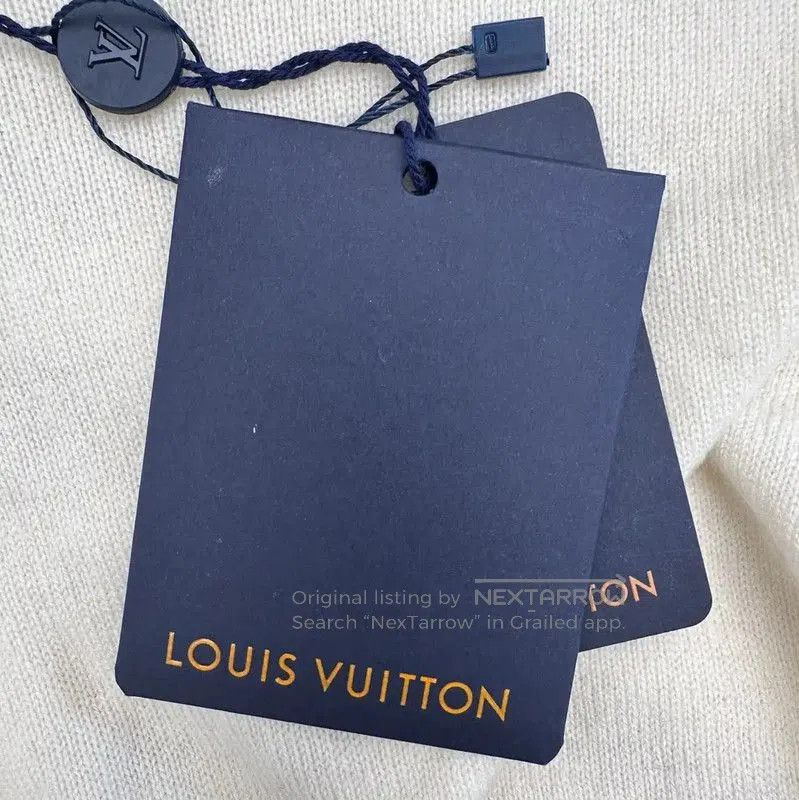 Louis Vuitton Louis Vuitton Cream Knitted Top for Women . Size S / US 4 / IT 40 - 7 Thumbnail