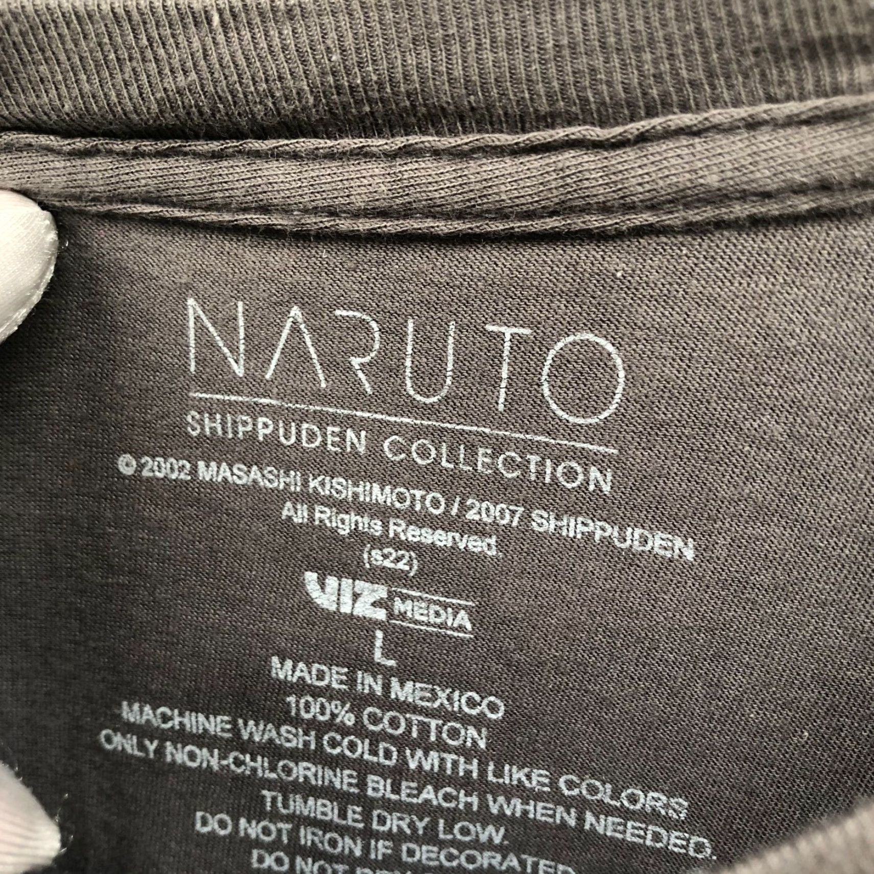 Vintage VINTAGE Naruto Graphic T-Shirt Mens L Short Sleeve Crewneck Gray Cotton Anime 2000s Size US L / EU 52-54 / 3 - 4 Thumbnail