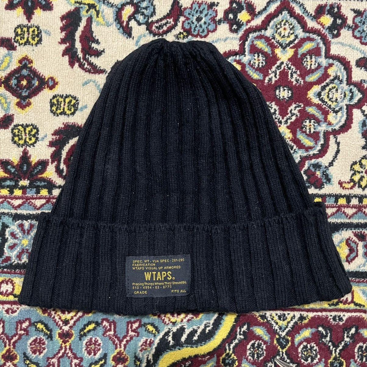Designer × Japanese Brand × Wtaps wtaps black beanie japan made Size ONE SIZE - 2 Thumbnail
