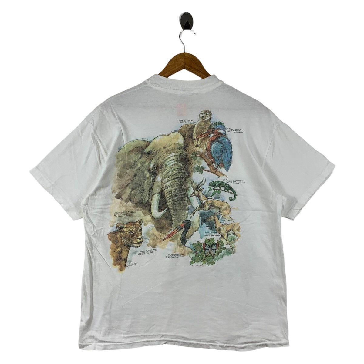 Habitat × Vintage Vintage 90s HABITAT all animal printed tee Size US M / EU 48-50 / 2 - 4 Thumbnail