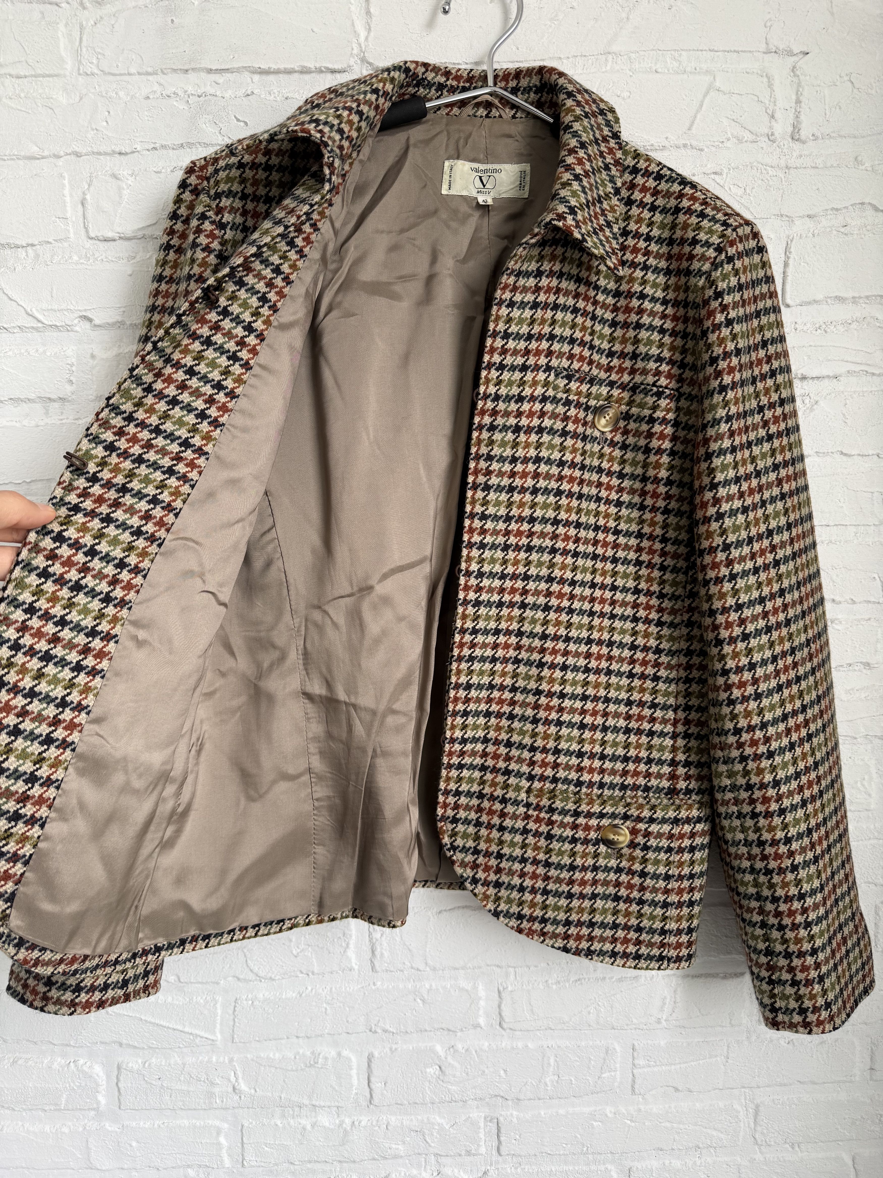 Valentino × Vintage Vintage Valentino Miss V wool blazer jacket Size M / US 6-8 / IT 42-44 - 6 Thumbnail