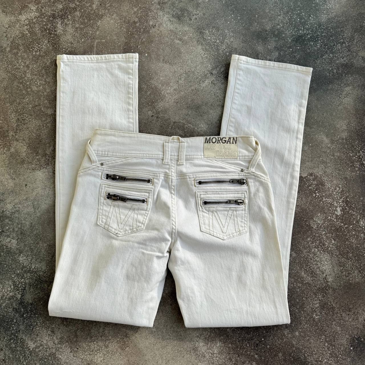 Morgan De Toi Y2K Morgan de Toi Vintage Double Zip Details Low Rise Jeans Size 30" / US 8 / IT 44 - 1 Thumbnail