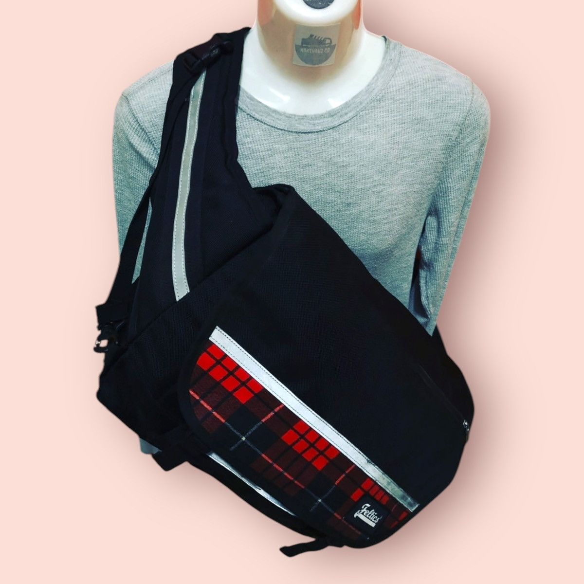 Bicycle × Japanese Brand VINTAGE FELTICS BICYCLE TRI-HARNESS BODYBAG RUCKSACK Size ONE SIZE - 2 Thumbnail