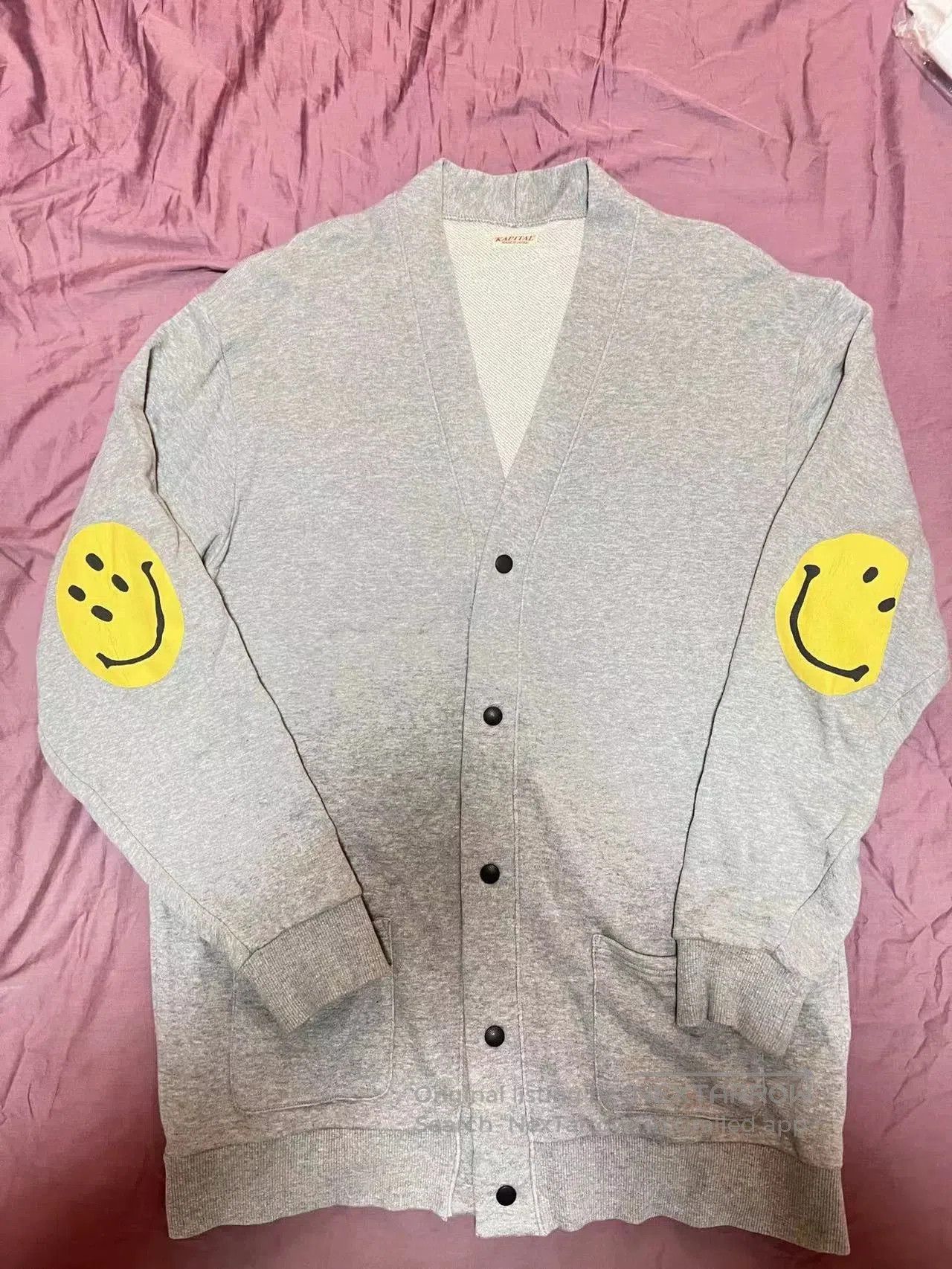 Kapital Kapital Happy Face Cardigan Hoodie . Size US L / EU 52-54 / 3 - 1 Thumbnail