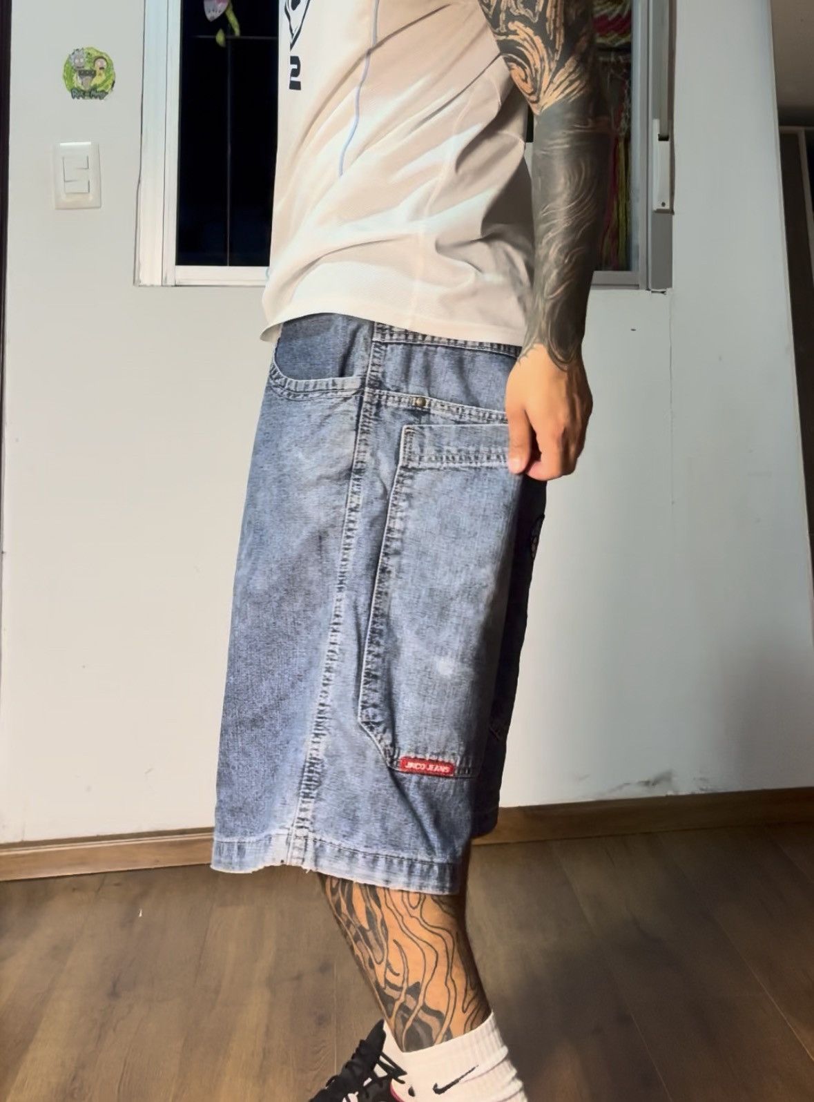 JNCO Vintage JNCO Snake Baggy Jorts — Size 38 (RARE SIZE) Size US 38 / EU 54 - 13 Thumbnail
