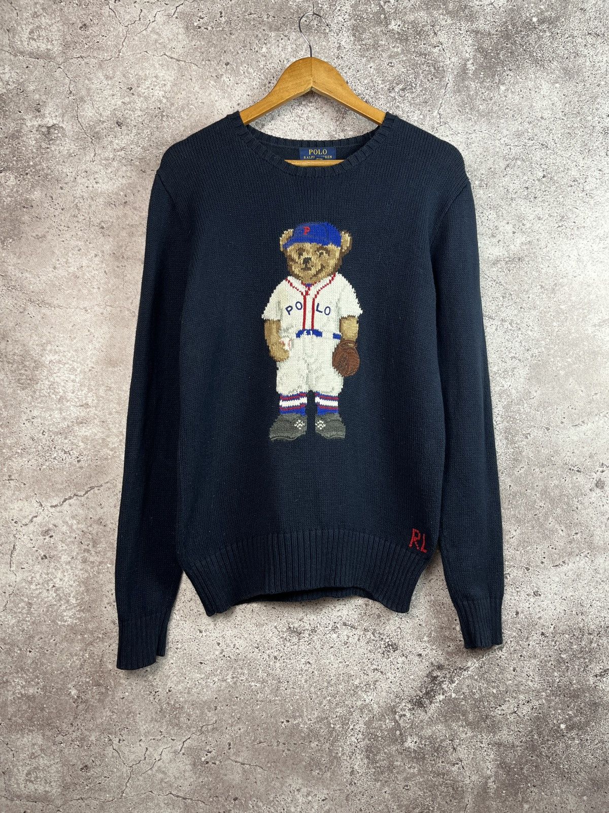 Polo Ralph Lauren Polo Ralph Lauren Polo Bear Sweater Knitwear Size L / US 10 / IT 46 - 1 Thumbnail
