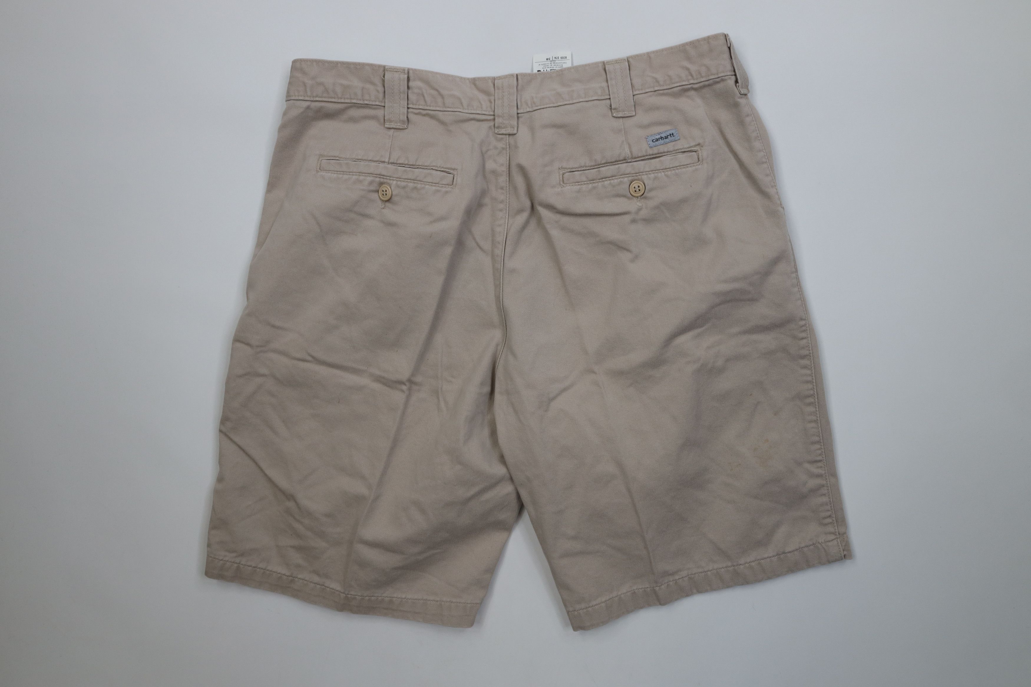 Carhartt Vintage Y2K Carhartt Relaxed Dungaree Chino Shorts Stone Size US 38 / EU 54 - 9 Thumbnail