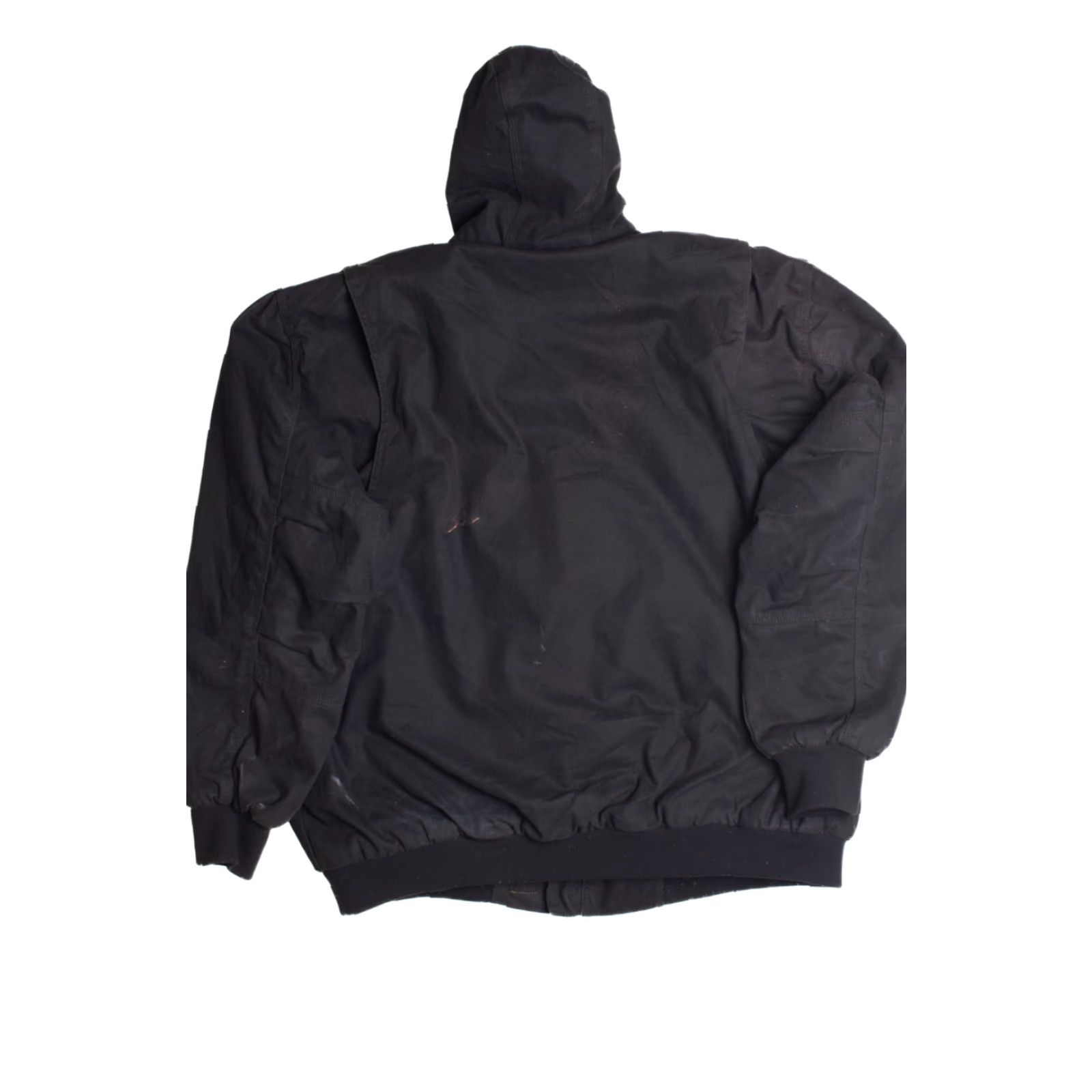 Vintage VINTAGE Wolverine Coat Hooded Jacket Heavy Duty XX-Large Black Winter Coat Hooded Jacket Heavy Duty Wolverine Size US XXL / EU 58 / 5 - 4 Thumbnail