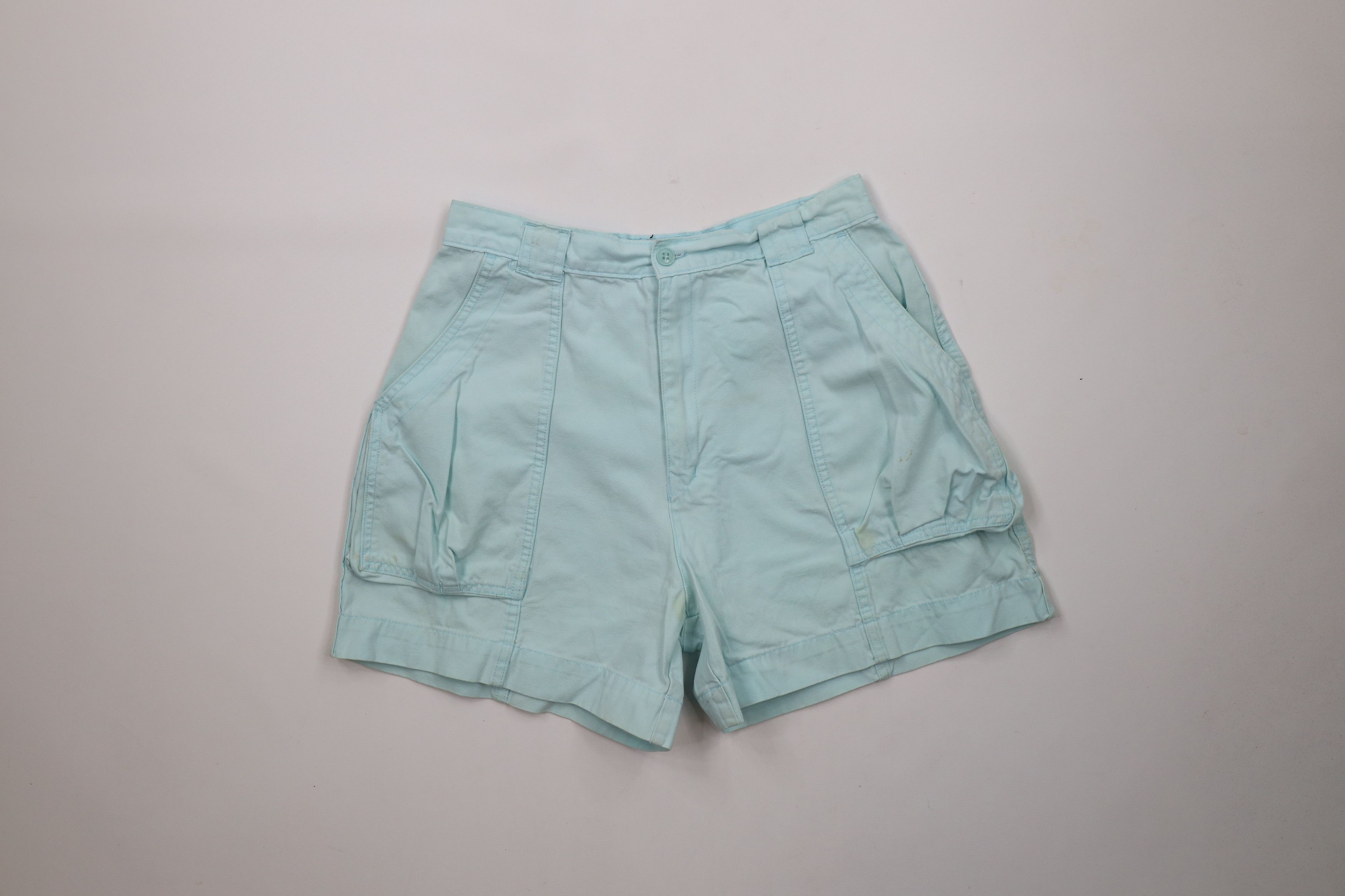 Vintage Vintage 90s Streetwear Distressed Big Pocket Shorts Cotton Size 36" / US 14 / IT 50 - 1 Thumbnail