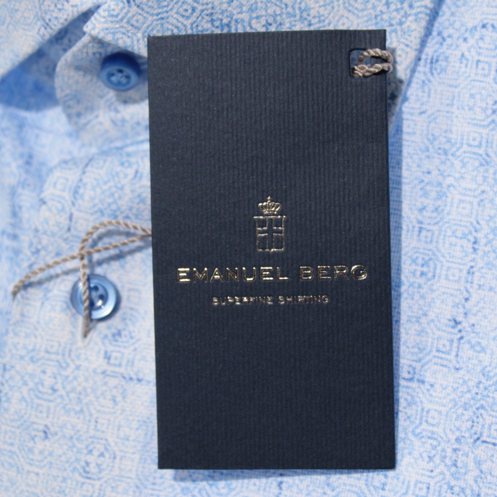 Other Emanuel Berg New with tags Shirt Size L US In Blue Size US L / EU 52-54 / 3 - 2 Thumbnail