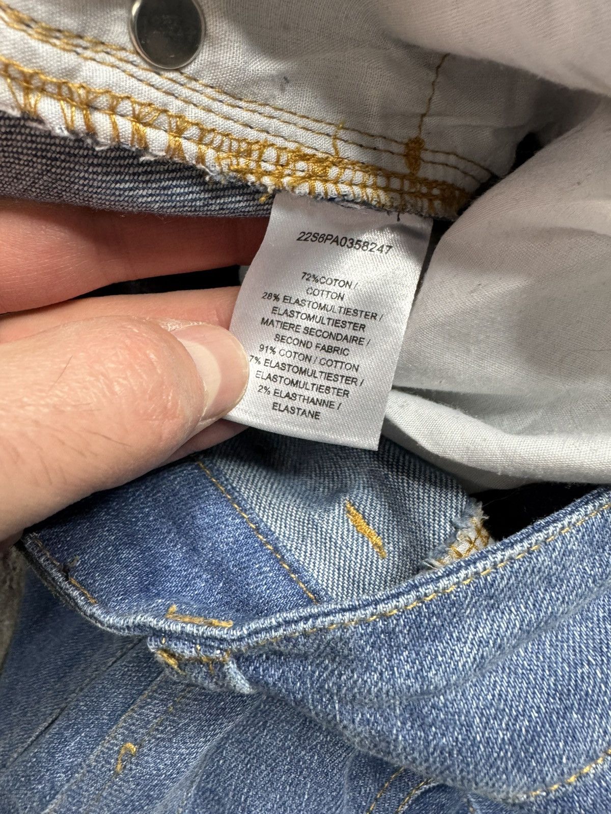 Mugler MUGLER SKINNY JEANS Size 28" / US 6 / IT 42 - 6 Thumbnail