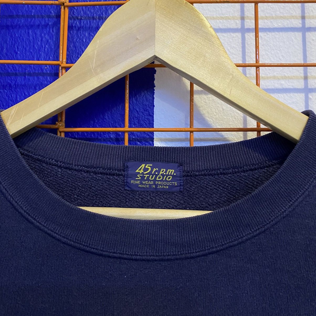 45rpm Vintage 45rpm Sweatshirt Crewneck Croptop Japanese Brand Size US S / EU 44-46 / 1 - 3 Thumbnail