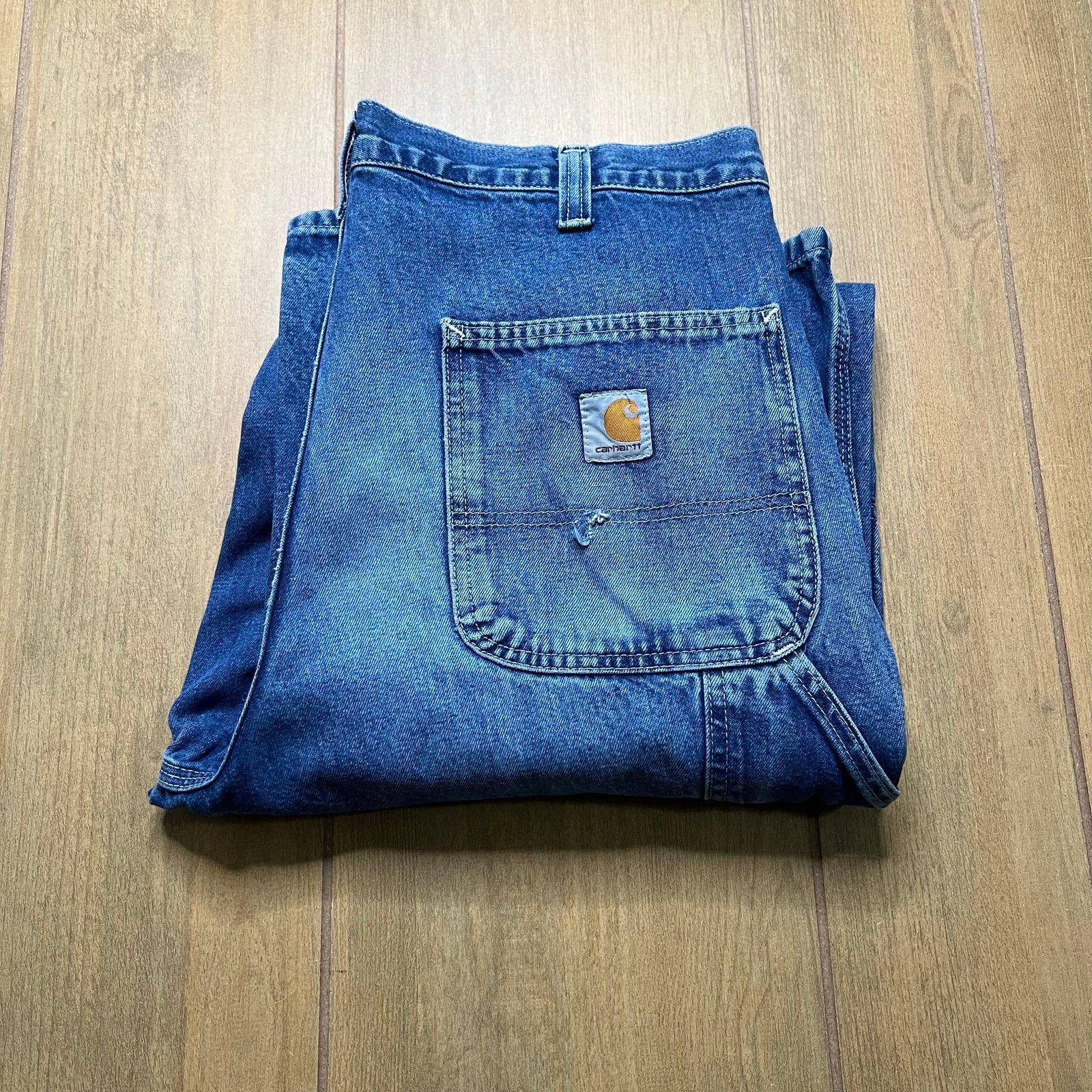 Carhartt Carhartt Double Knee Dungaree Fit Jeans 34x36 Workwear Denim Size US 34 / EU 50 - 1 Thumbnail
