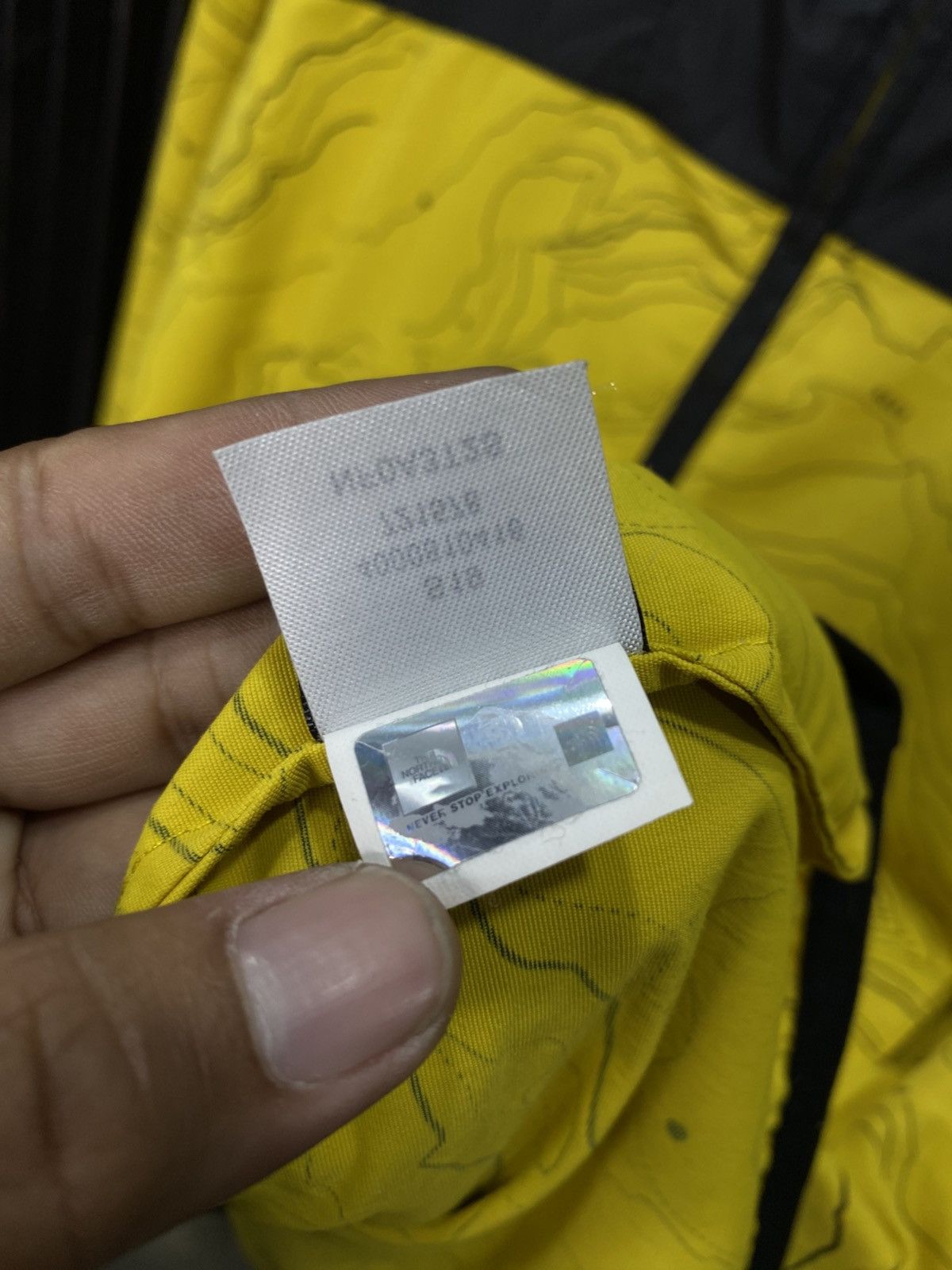 The North Face The north face x UO Fanorak jacket yellow black topography Size US M / EU 48-50 / 2 - 4 Thumbnail