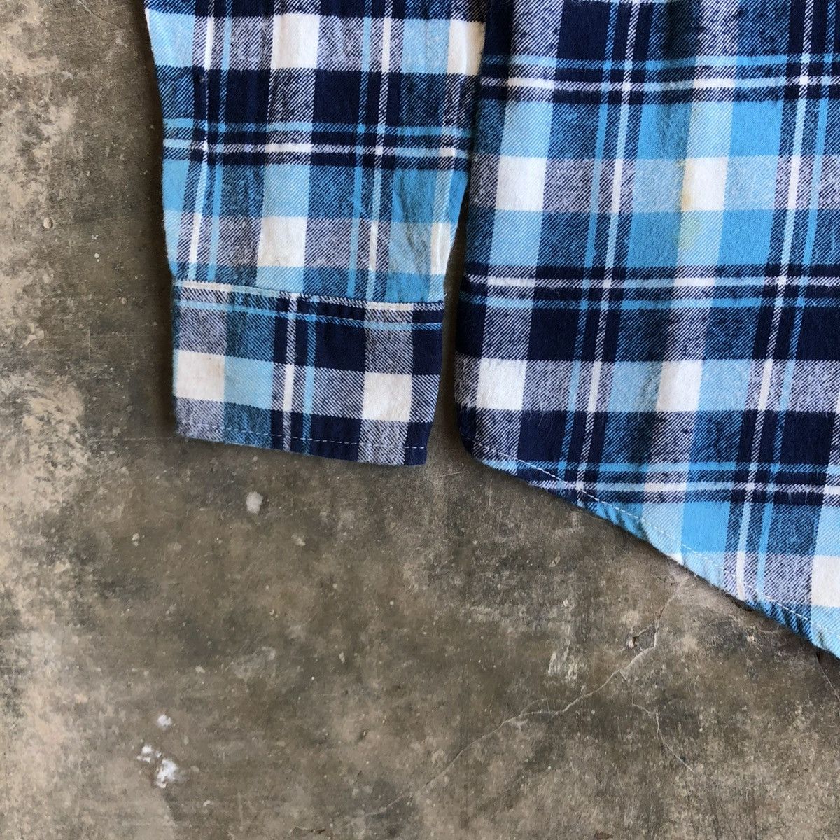Hysteric Glamour Vintage Hysteric Glamour Veterano Flanel Plaid Shirt Blue Size US L / EU 52-54 / 3 - 7 Thumbnail