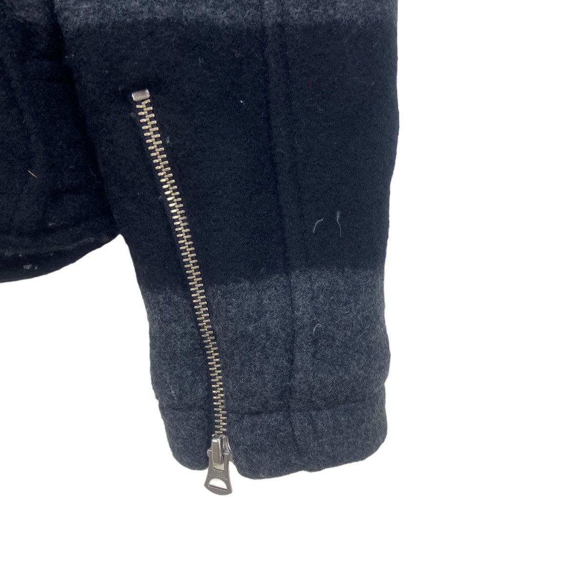 Schott Schott Double Collar Biker Wool Jacket Size US XXS / EU 40 - 13 Thumbnail