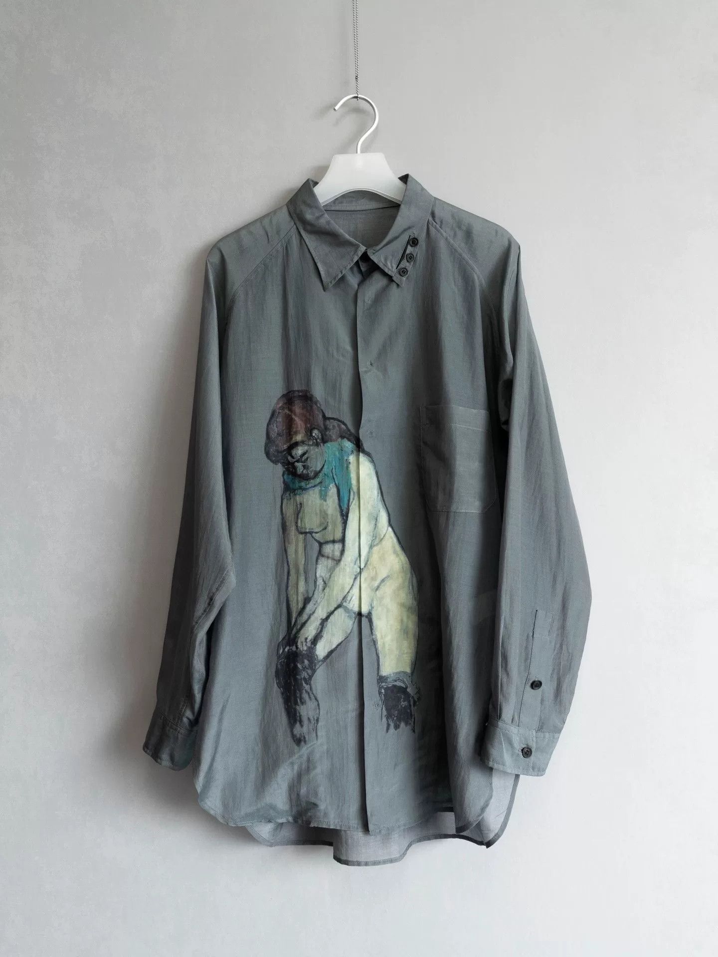 yohji yamamoto shirt inspired by toulouse-lautrec
