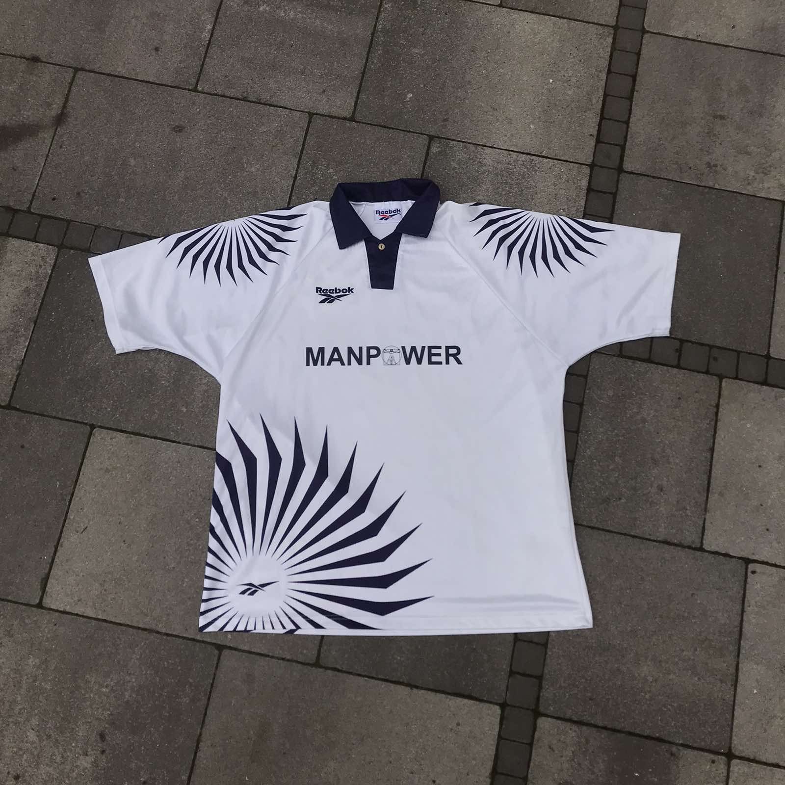 Blokecore Reebok Soccer TRAINING FOOTBALL SHIRT 90s