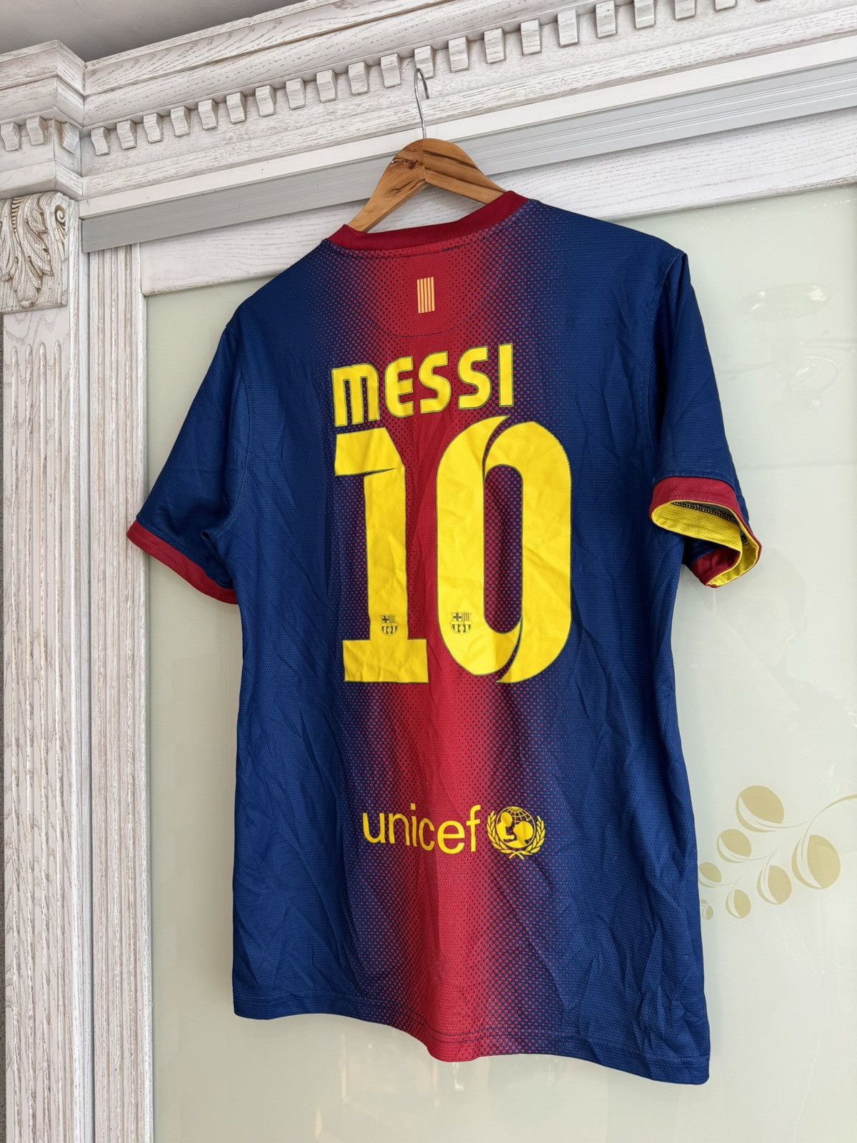 Nike Barcelona Messi 2012-2013 Home Soccer Jersey Football Shirt Size US L / EU 52-54 / 3 - 3 Thumbnail