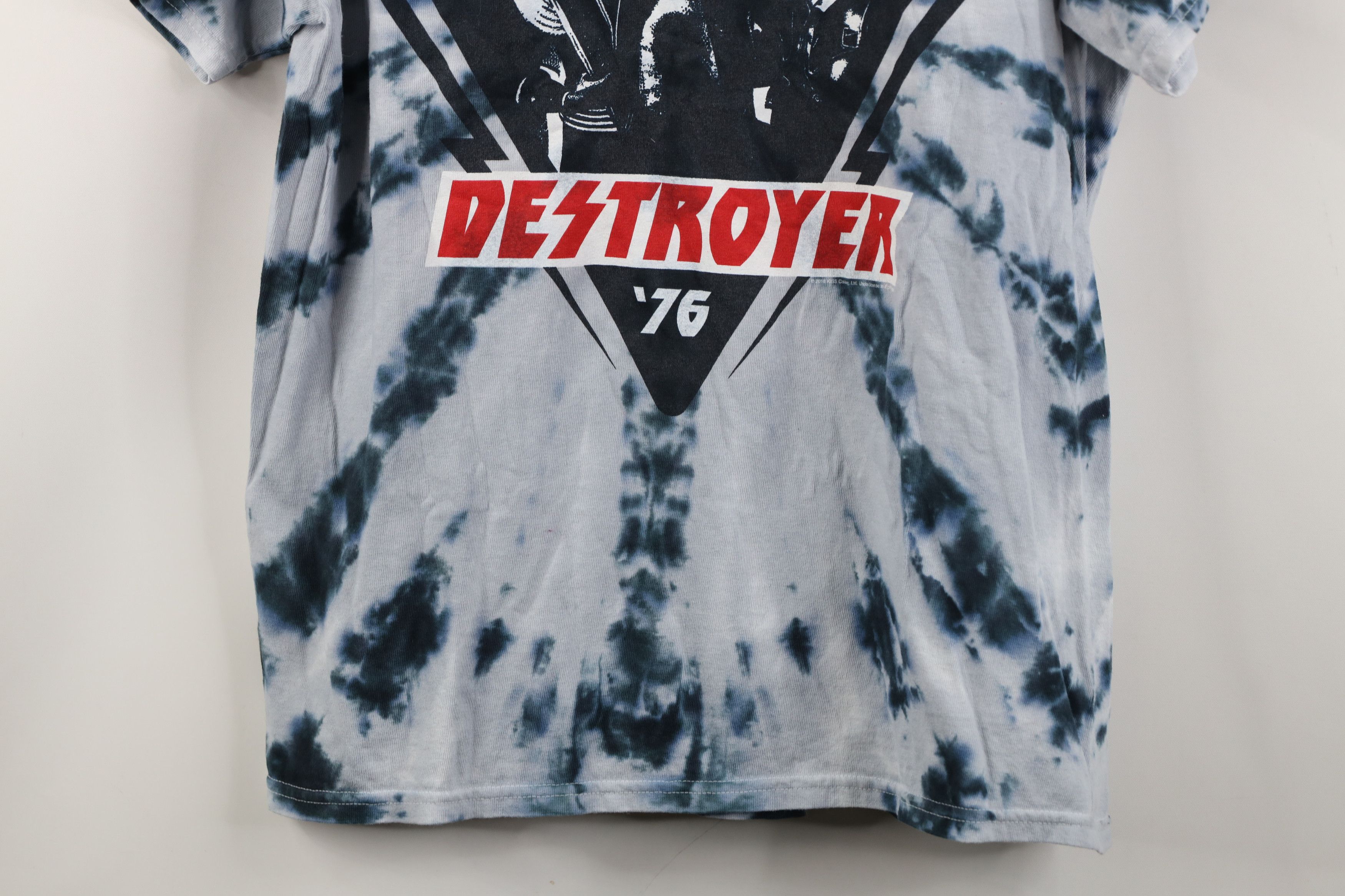 Liquid Blue Retro Y2K Liquid Blue Tour KISS Band T-Shirt Acid Wash Size US L / EU 52-54 / 3 - 3 Thumbnail