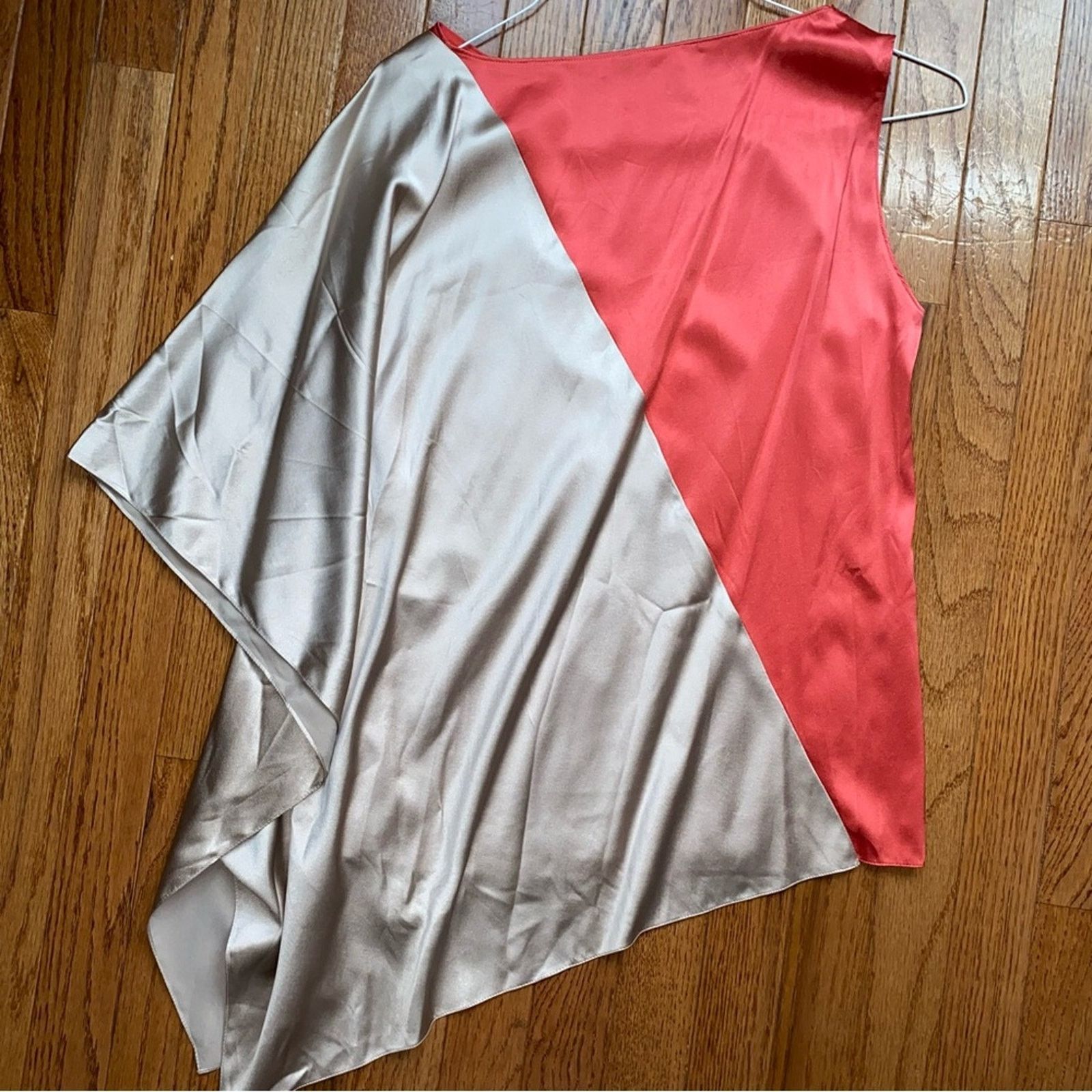 Ramy Brook Ramy Brook Tuckernuck Silk Colorblock Scarf Blouse S EUC Size S / US 4 / IT 40 - 8 Thumbnail