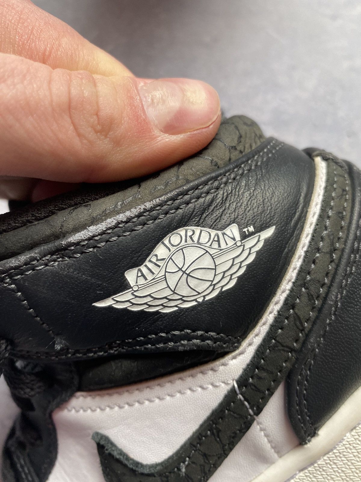 Jordan Brand Nike Air Jordan Panda Elephant Black/White Size EUR 36 Size US 5.5 / IT 35.5 - 19 Thumbnail
