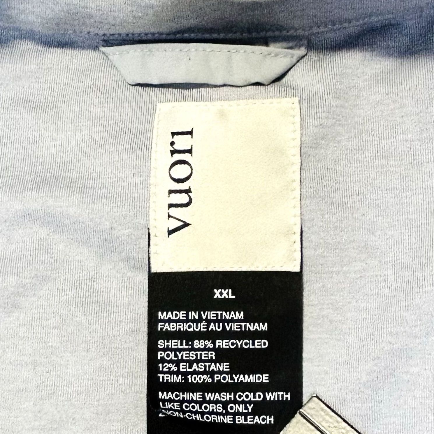 Vuori Vuori Sunday Element Jacket Mens 2XL Gray Track Jacket Full Zip Wind-Resistant Pockets Embroidered Right Sleeve Size US XXL / EU 58 / 5 - 5 Thumbnail