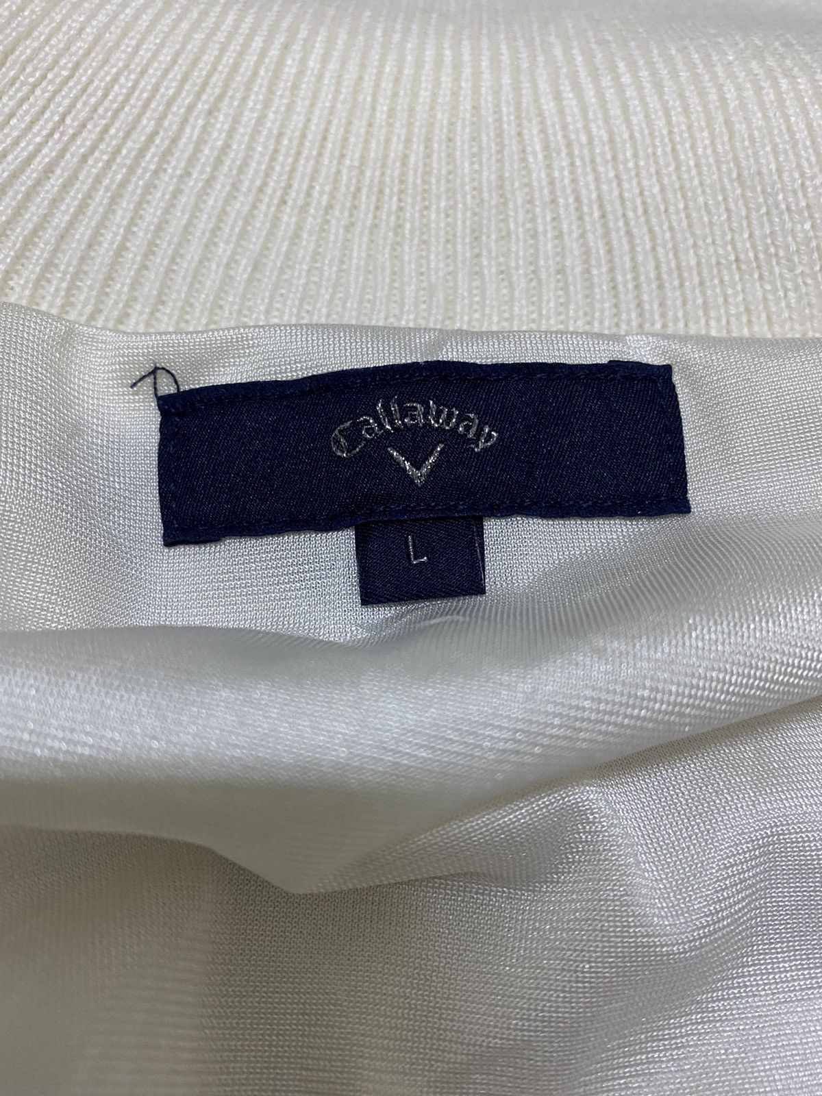 Callaway × Callaway Golf Callaway Sample Diamond Screen Zipper Knitwear Jacket (C2) Size US M / EU 48-50 / 2 - 5 Thumbnail