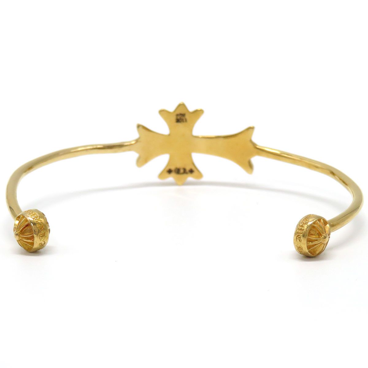 Chrome Hearts Chrome Hearts Gold Skinny Bangle Size ONE SIZE - 4 Thumbnail