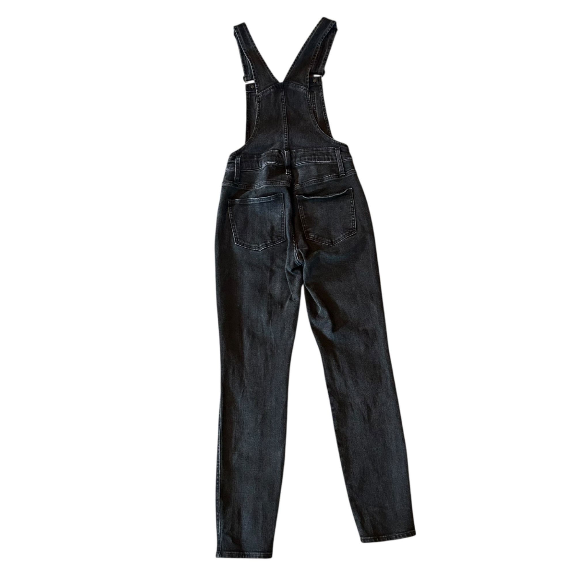 Madewell Madewell Black Boho Grunge Festival Denim Overalls XXS Size 24" / US 00 / IT 34 - 8 Thumbnail