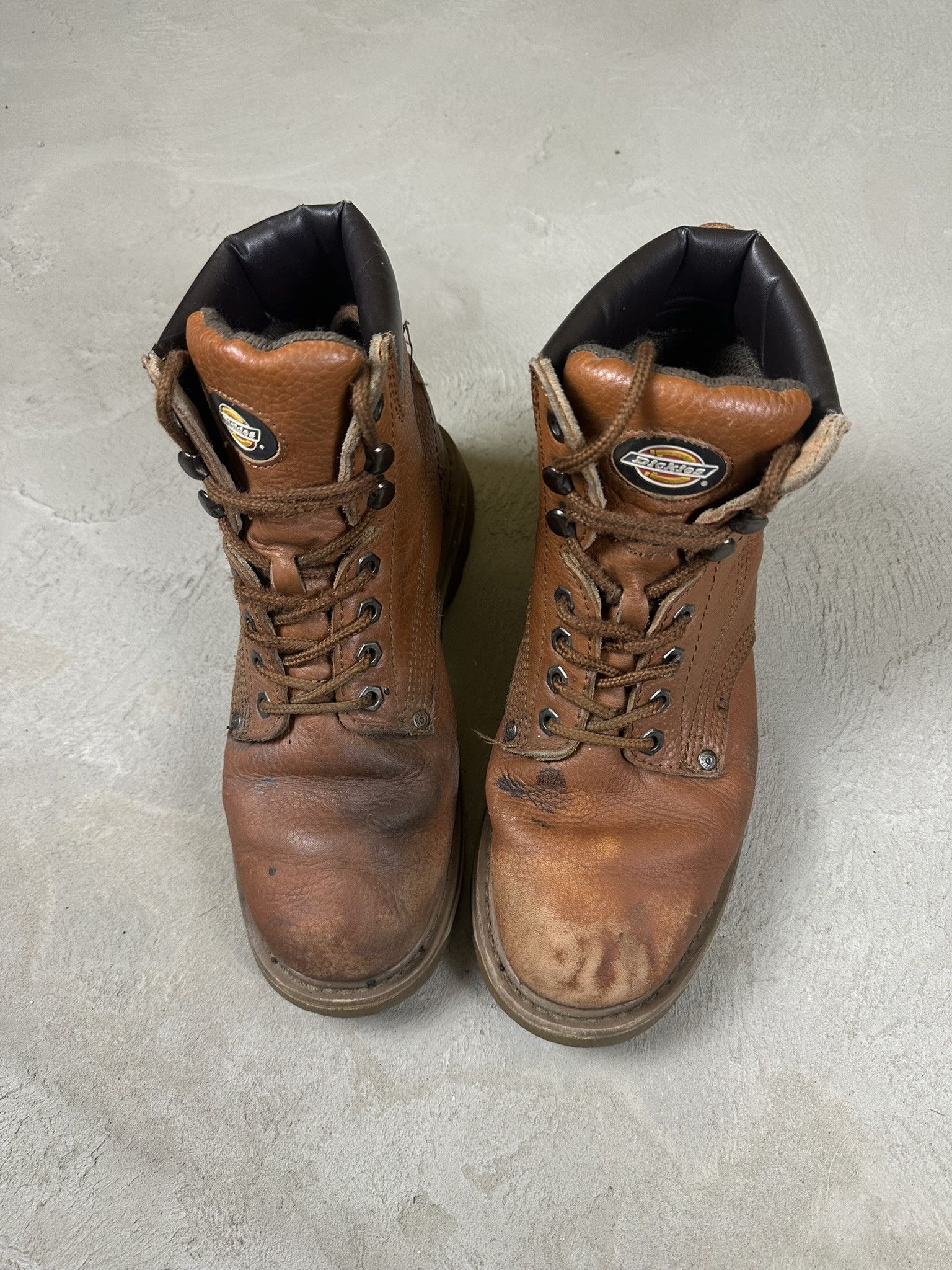 Dickies × Vintage Vintage Dickies Workwear Distressed Leather Boots Size US 7 / EU 40 - 6 Thumbnail