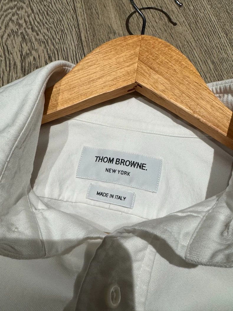 Thom Browne Thom Browne Classic long-sleeved shirt Size US L / EU 52-54 / 3 - 3 Thumbnail