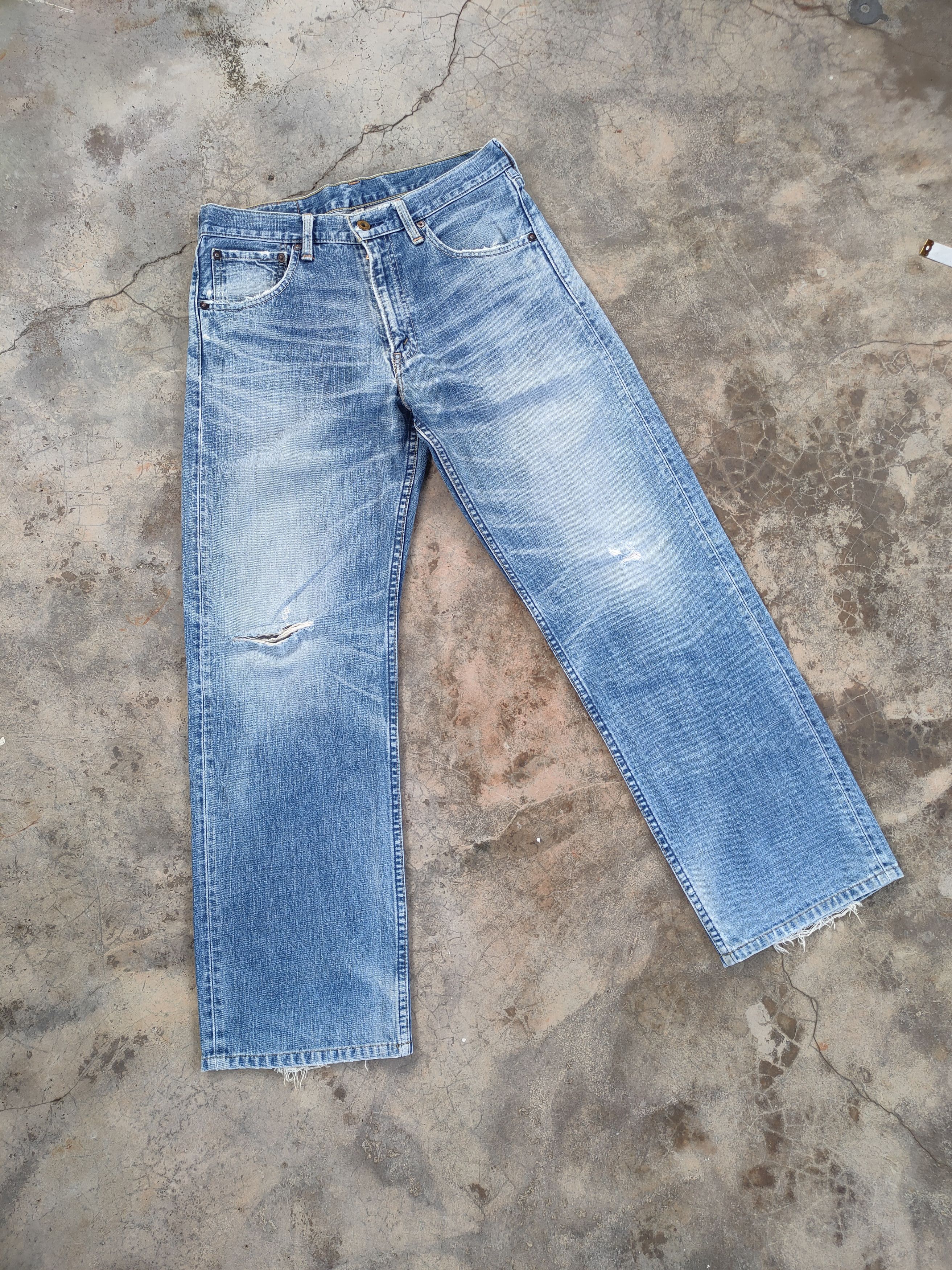 Jean × Levi's Vintage Clothing W30 VINTAGE LEVI'S 503 FADED DISTRESSED DENIM JEAN PANTS Size US 30 / EU 46 - 2 Thumbnail
