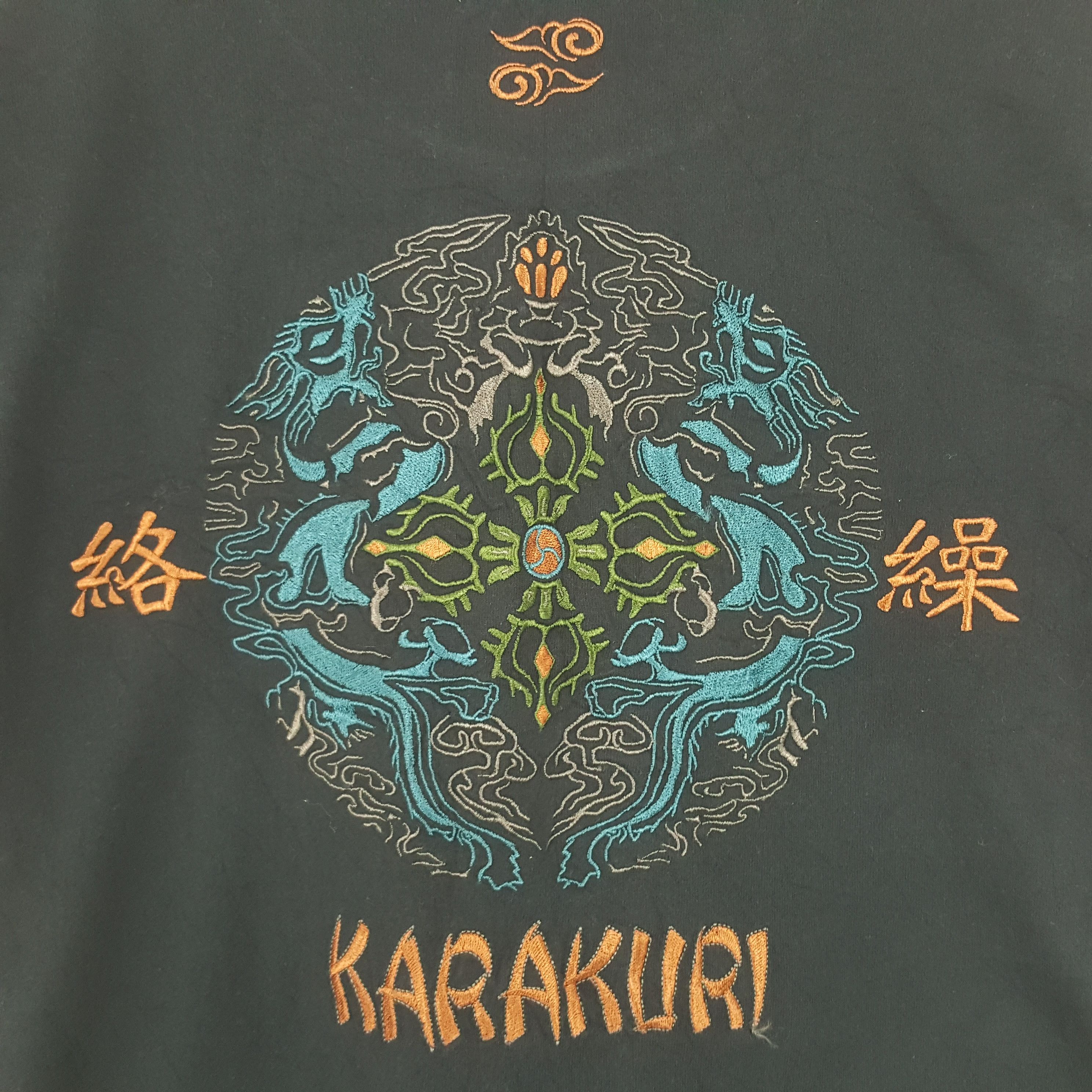 Japanese Brand × Vintage Vintage Karakuri Japanese Tshirt Size US M / EU 48-50 / 2 - 2 Thumbnail