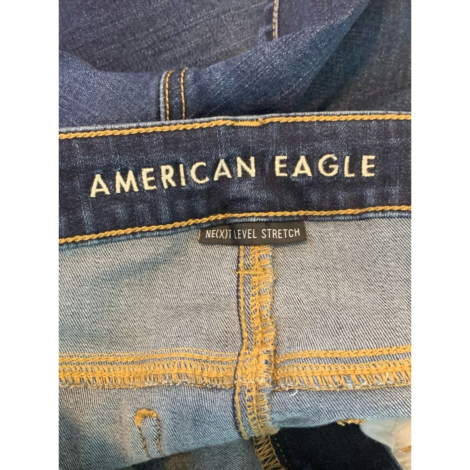 American Eagle Outfitters American Eagle next level stretch Blue Jeans Size 6 Size 28" / US 6 / IT 42 - 3 Thumbnail