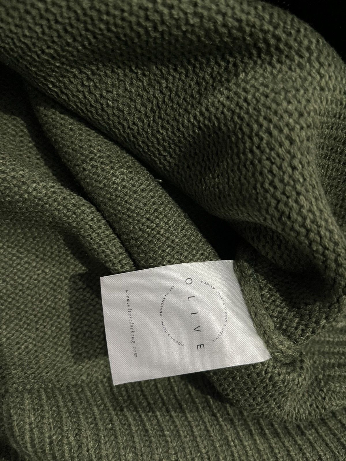Olive Olive Clothing Crew-Neck Knit Jumper - Khaki (One Size) Size US L / EU 52-54 / 3 - 5 Thumbnail