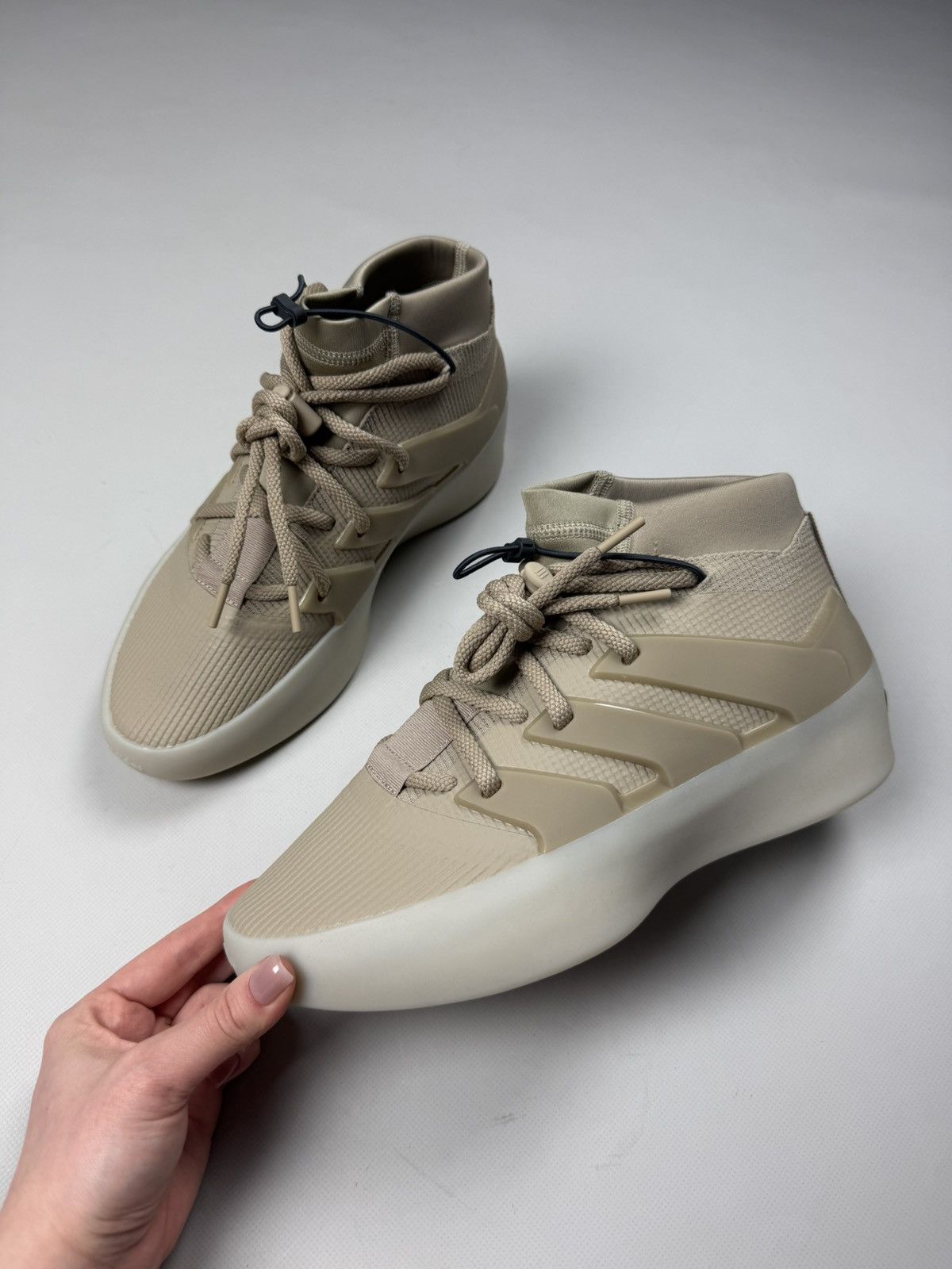 Adidas × Fear of God Fear Of God Athletic X Basketball High Top Sneakers Shoes Size US 9 / EU 42 - 16 Thumbnail