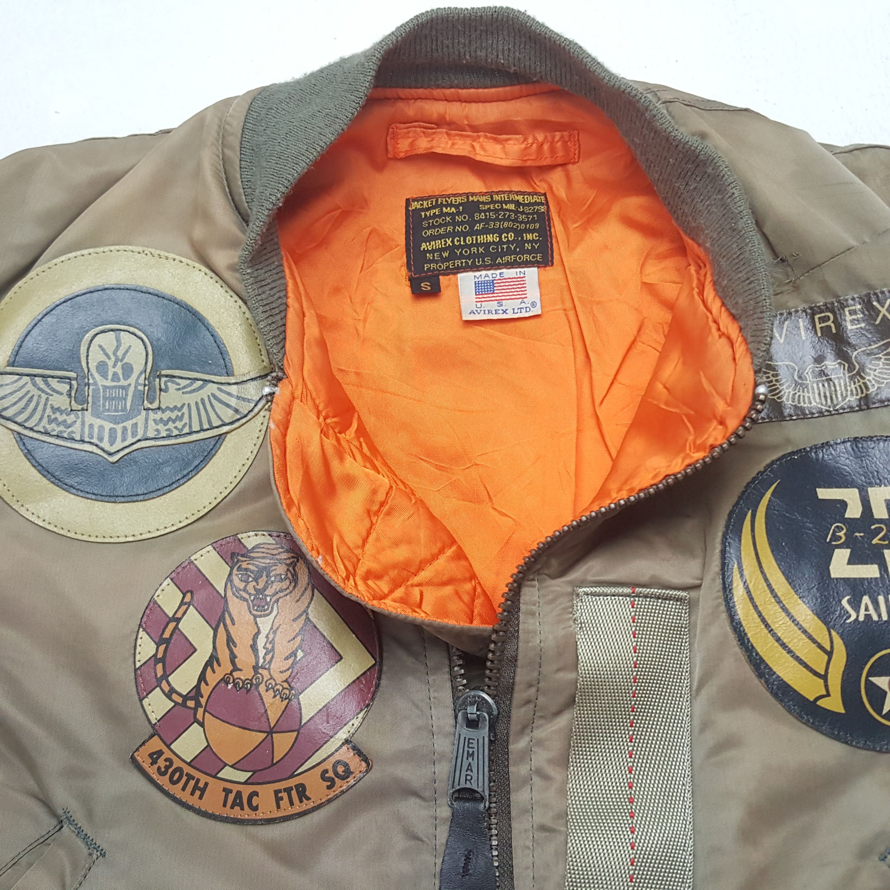 Avirex × Vintage Vintage Avirex Military Reversible Bomber Jacket Size US S / EU 44-46 / 1 - 6 Thumbnail