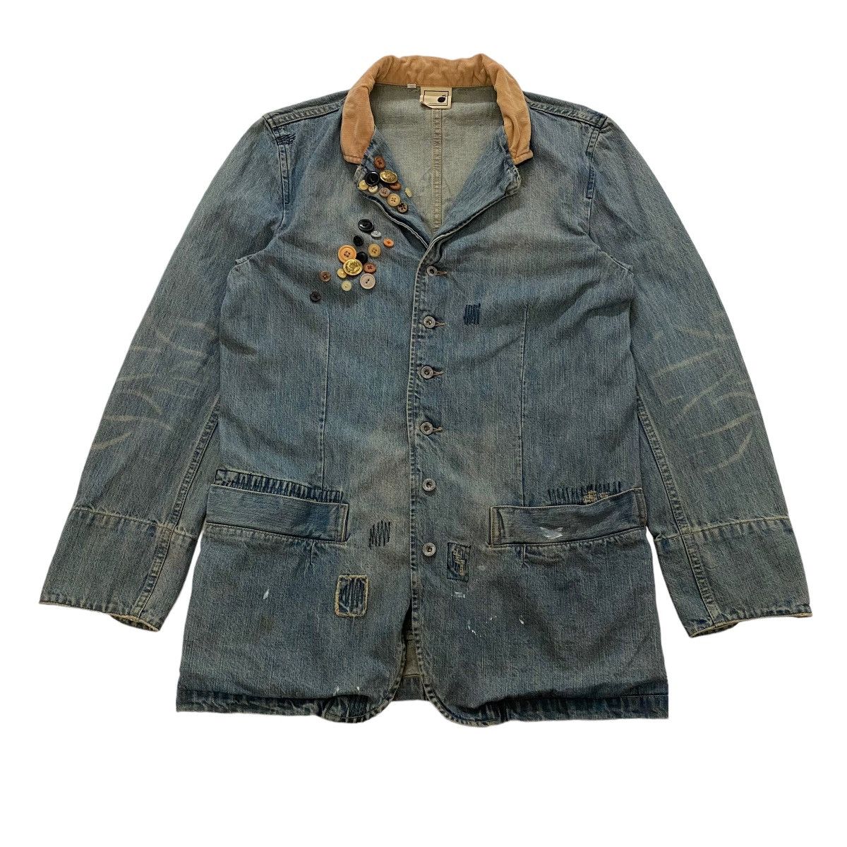 Vintage ⚡️Vintage Mangrove design button patchwork jacket Size US S / EU 44-46 / 1 - 1 Thumbnail