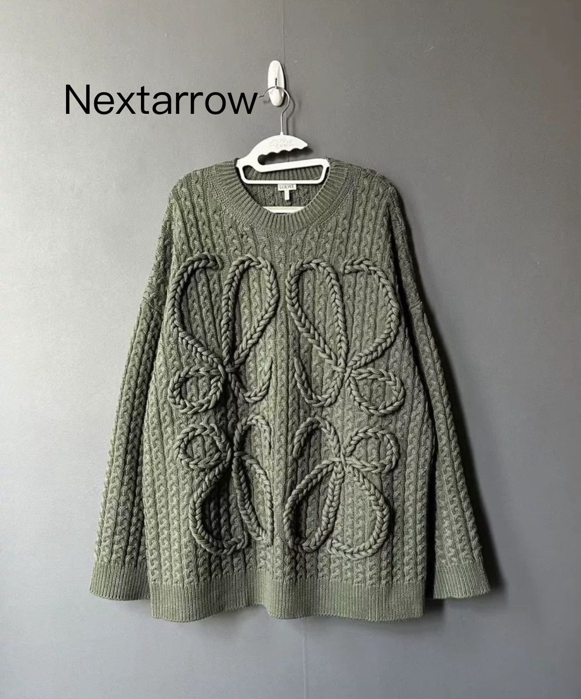 Loewe Loewe dark green hemp rope sweater2412-Nextarrow Size US S / EU 44-46 / 1 - 1 Thumbnail