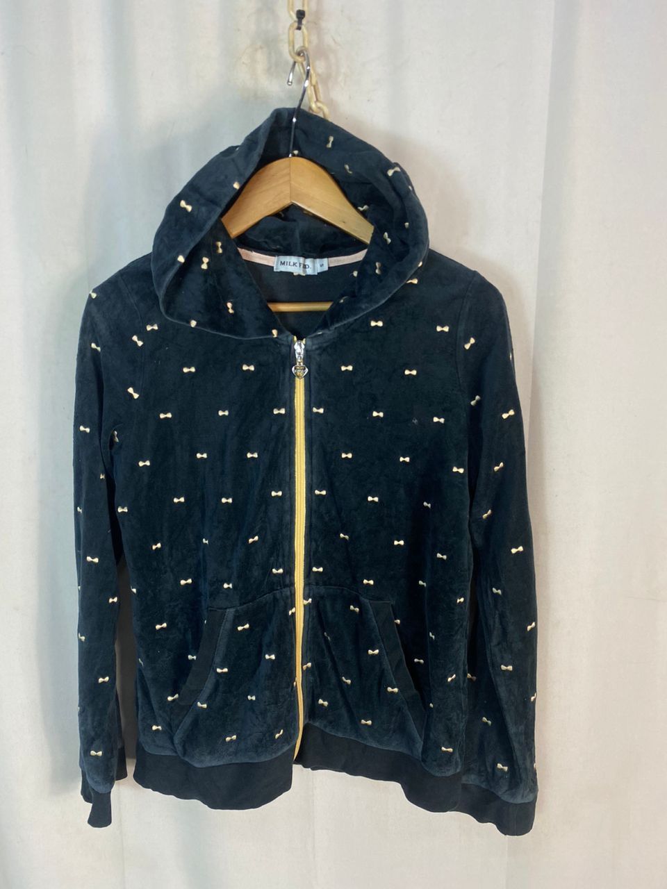 Japanese Brand × MILKFED Milkfed fullprint velvet zipper hoodie Size M / US 6-8 / IT 42-44 - 1 Thumbnail
