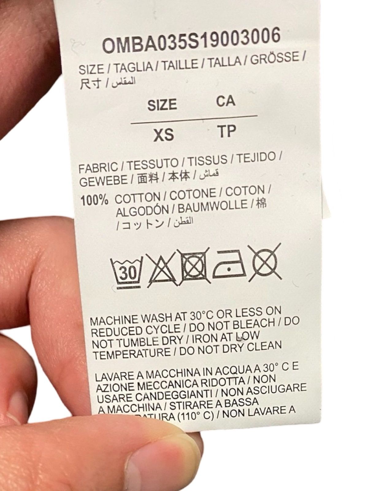 Off-White 19SS DIAG SPLT LOGO OVER CREWNECK SWATSHIRT Size US XS / EU 42 / 0 - 4 Thumbnail