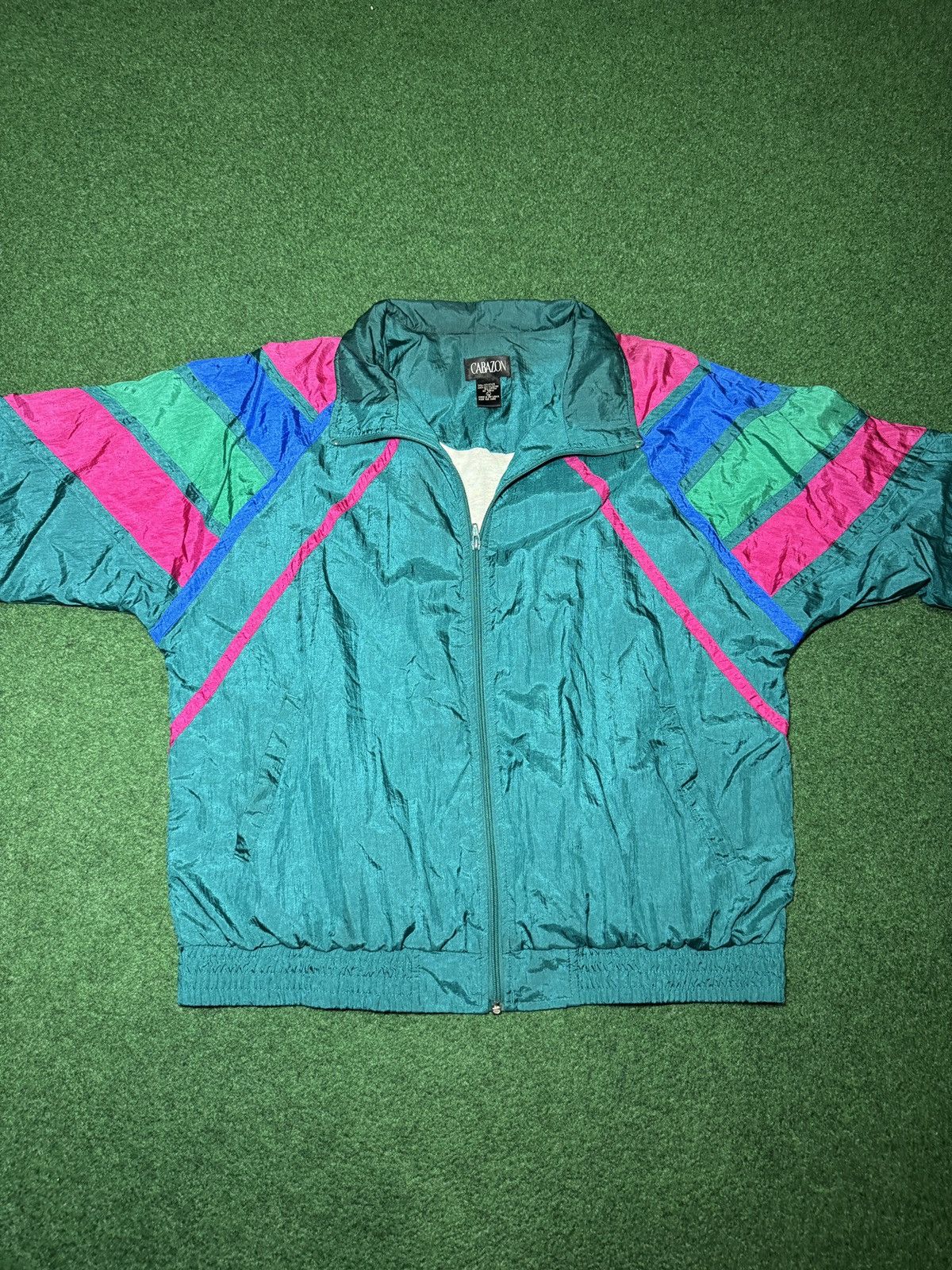 Vintage Vintage 80s 90s Cabazon Retro Hip Hop Windbreaker Jacket Size L / US 10 / IT 46 - 2 Thumbnail