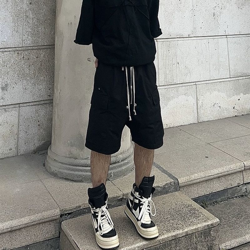 Multi Pocket Drawstring Cargo