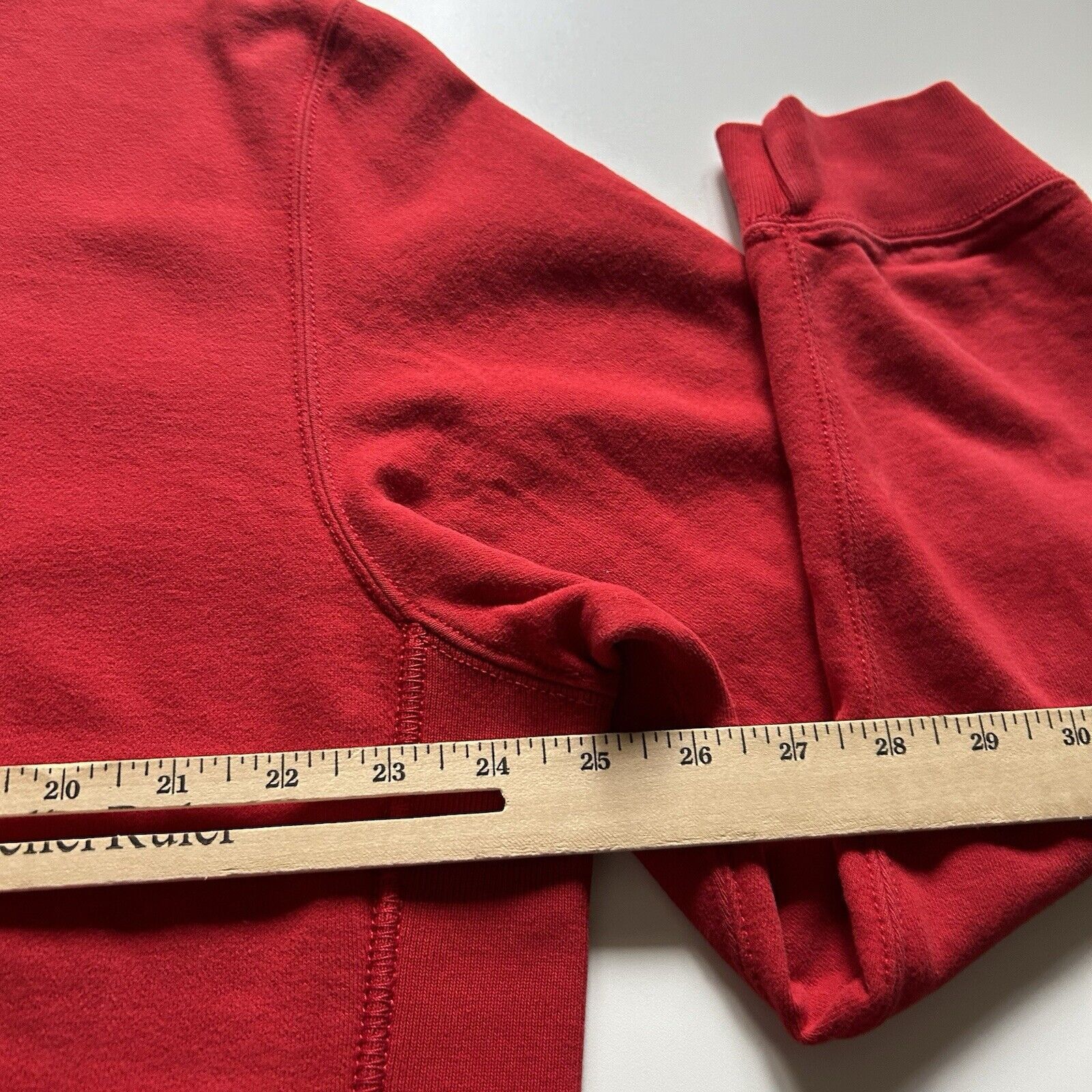 Polo Ralph Lauren Vintage Y2K Polo Ralph Lauren 1/4 Zip Sweatshirt XL Red Rare Size US XL / EU 56 / 4 - 5 Thumbnail