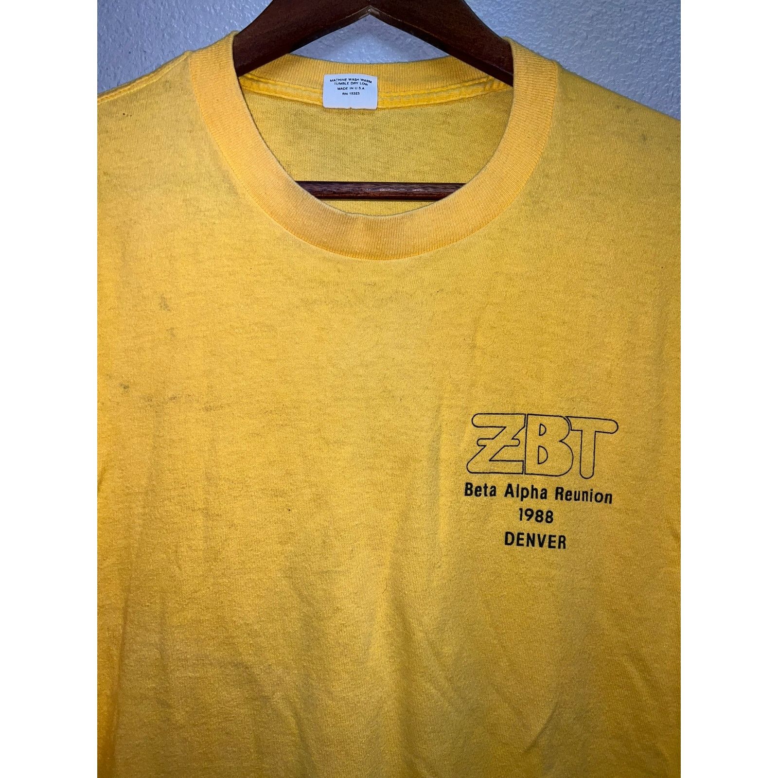Vintage Vintage College Long Sleeve Shirt Zeta Beta Tau Alpha M Size US M / EU 48-50 / 2 - 2 Thumbnail